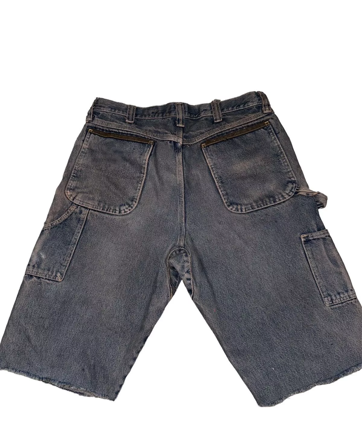 Other Denim Other Custom diamond denim shorts brown washed