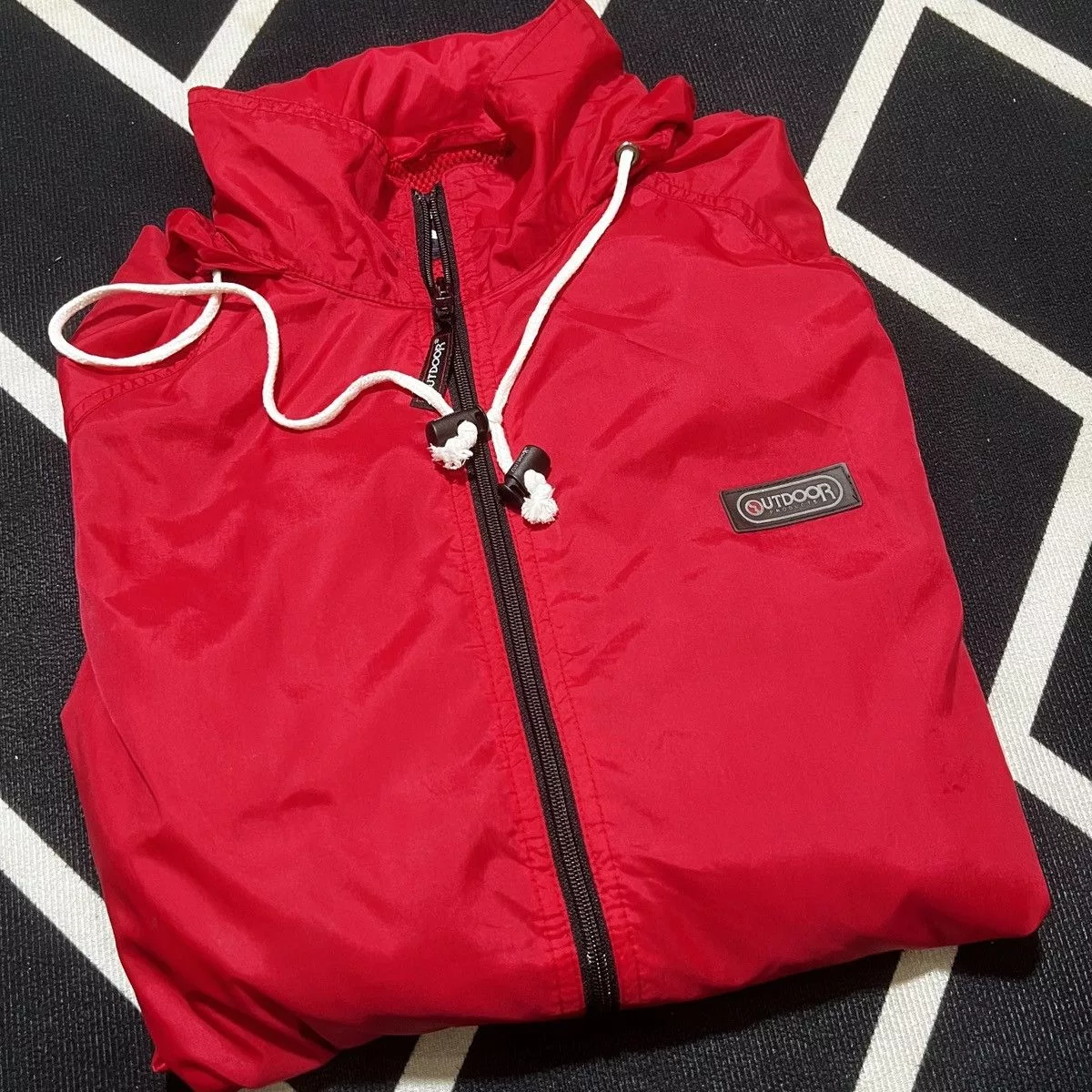 Weatherproof Light Jackets Weatherproof Outdoor Products Windbreaker Light Jacket Red Gorpcore