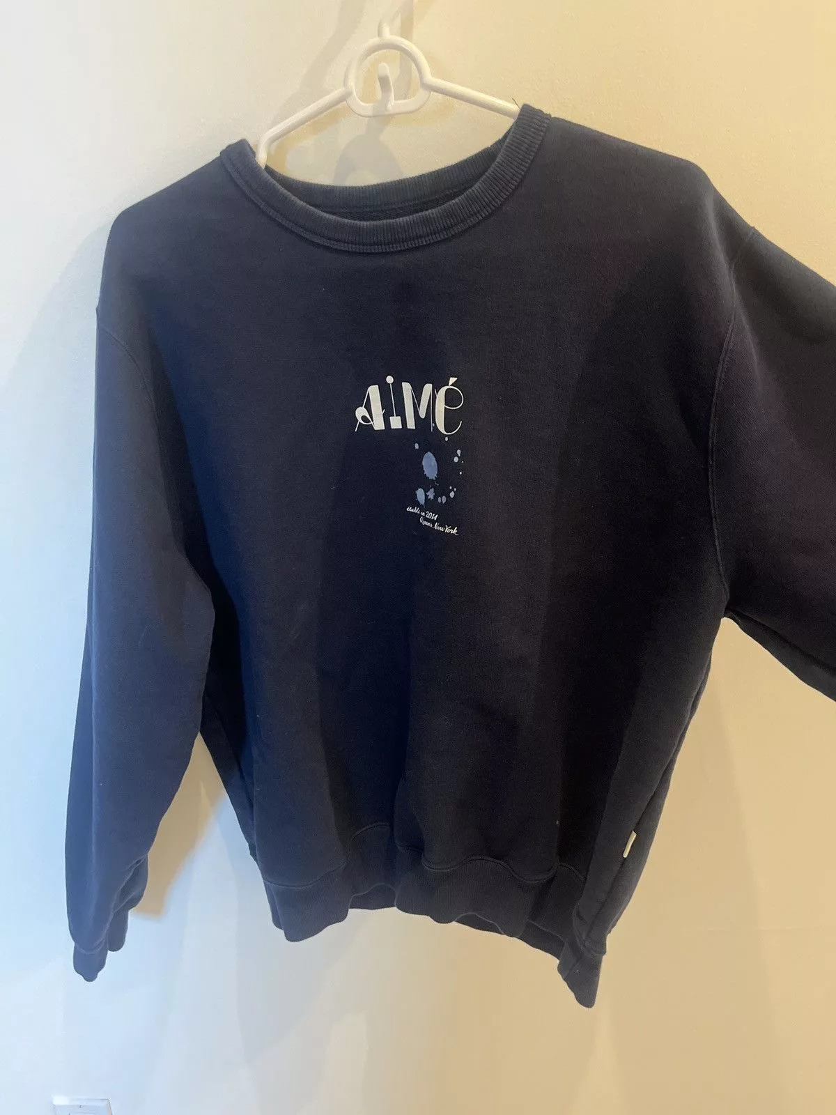 Aime Leon Dore Sweaters Knitwear Aime Leon Dore Studio Crewneck Sweatshirt Blue