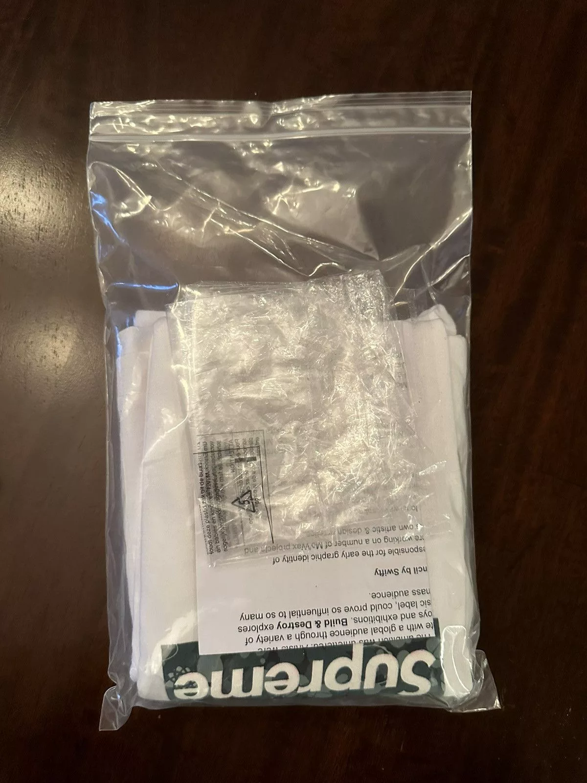Supreme Short Sleeve T Shirts Supreme Mo’ Wax Box Logo Tee White