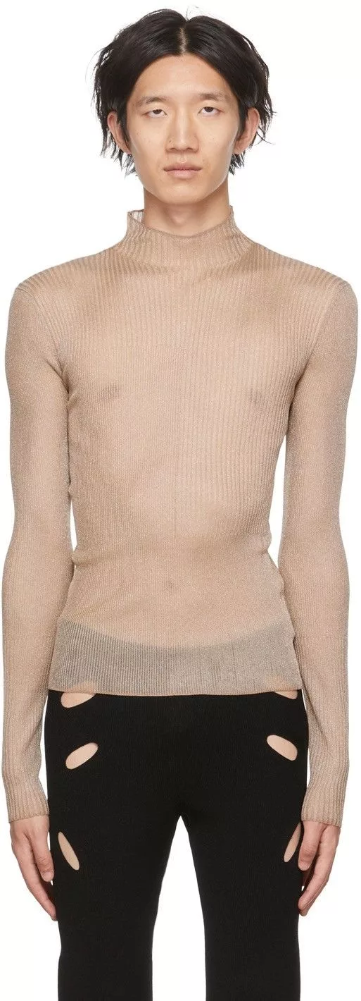 Dion Lee Sweaters Knitwear Dion Lee White sheer nylon sweater
