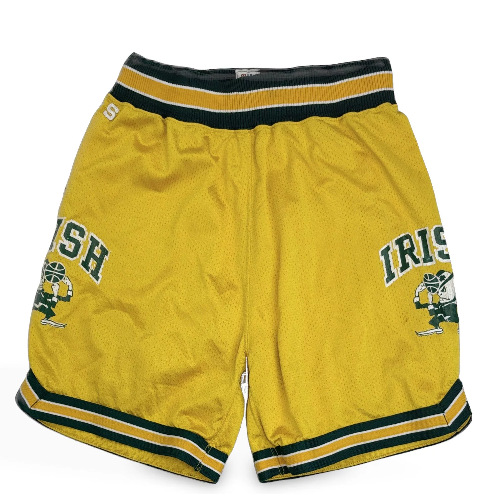 Other Shorts Other S 30" Vintage Notre Dame Fighting Shorts Yellow