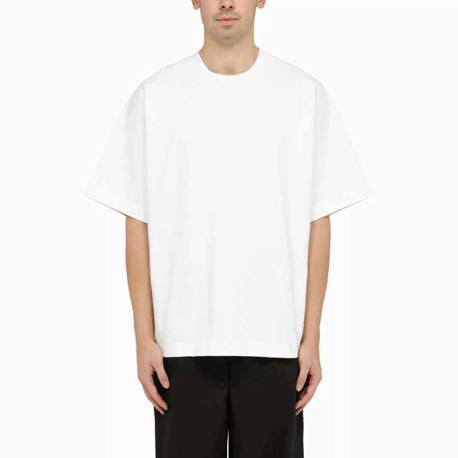 Studio Nicholson Sweaters Knitwear Studio Nicholson o1d2blof0724 Crewneck T-Shirt in White