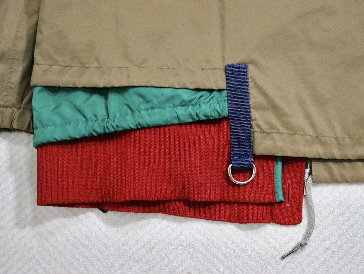 Kolor Light Jackets Kolor 21aw Patchwork Jacket/Coach Jacket Brown