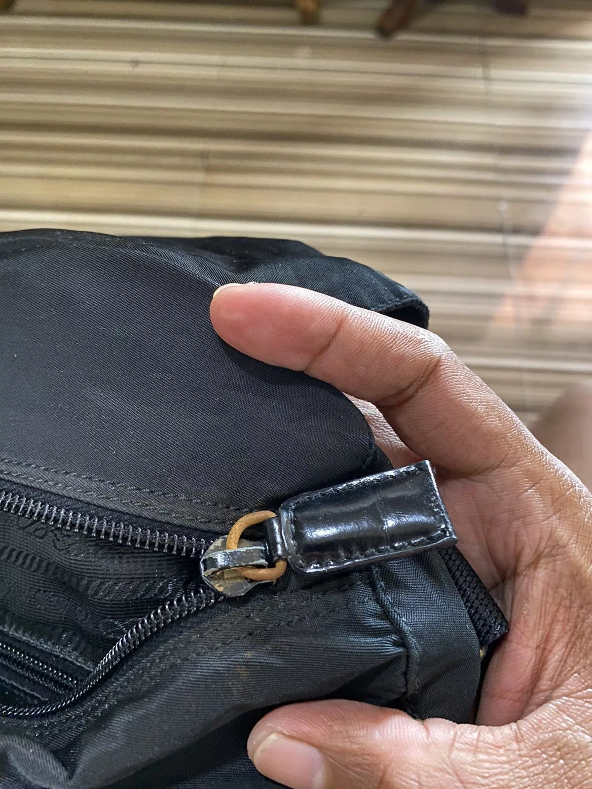 Prada Bags Luggage PRADA MESSENGER SLING BAG Black