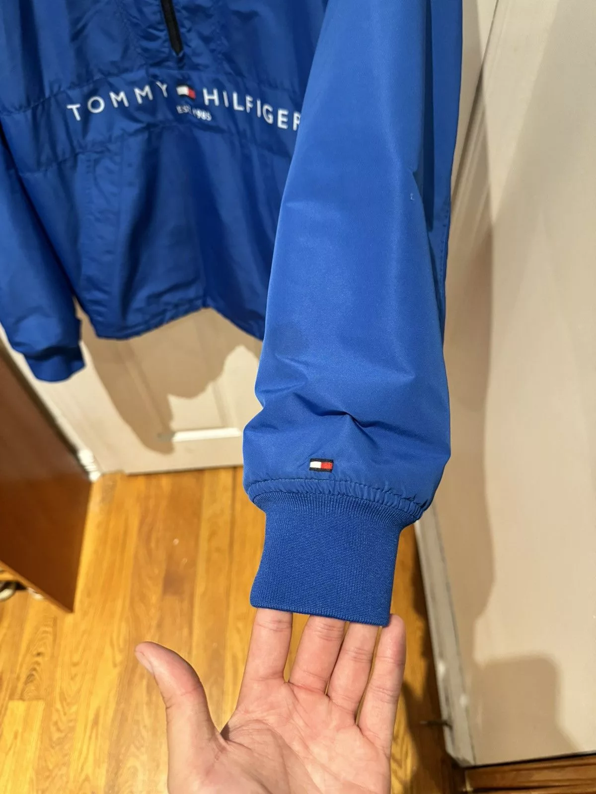 Tommy Hilfiger Light Jackets Tommy Hilfiger Waterproof Pullover Blue