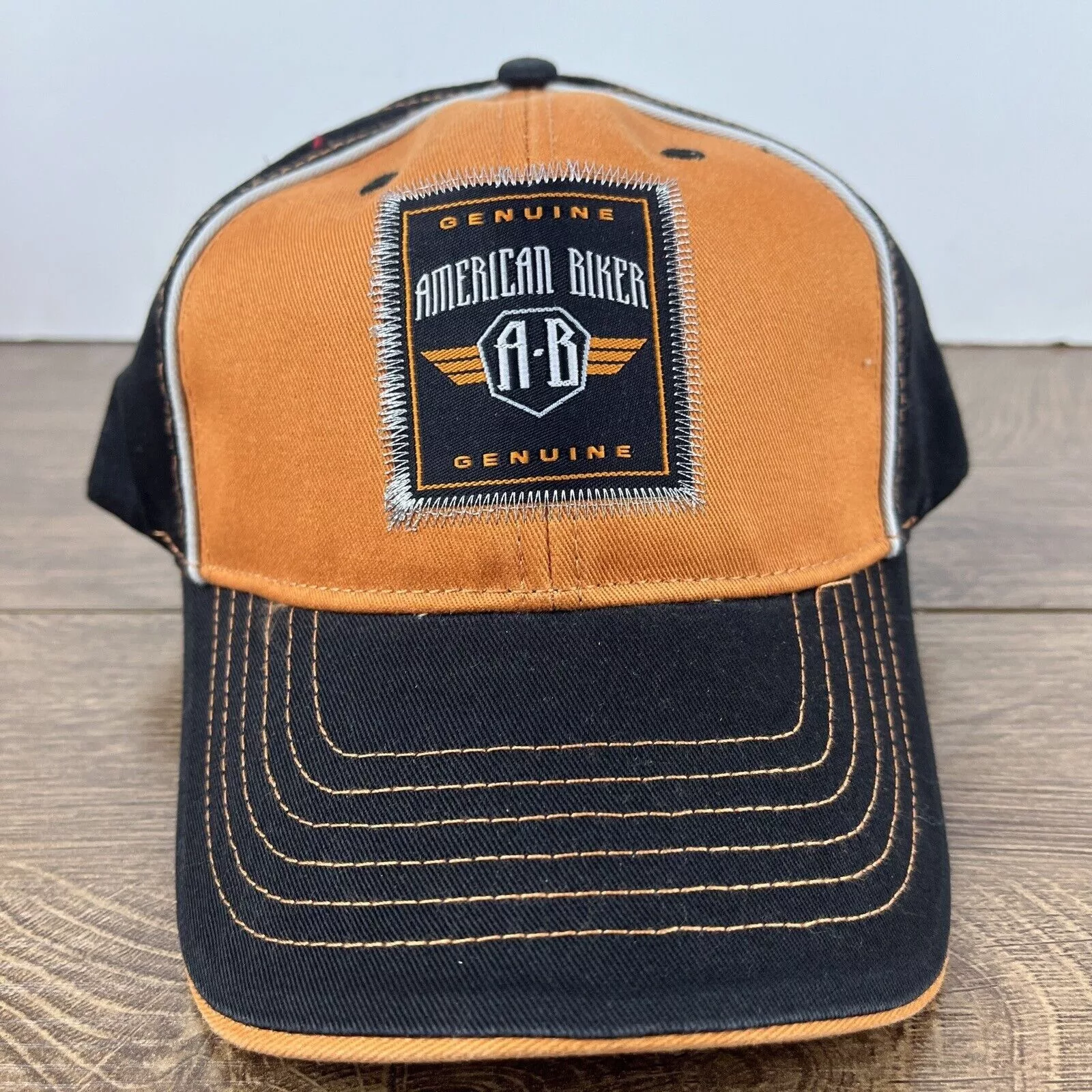 Other Hats Other American Biker Hat American Biker Orange Hat Adjustable Adul