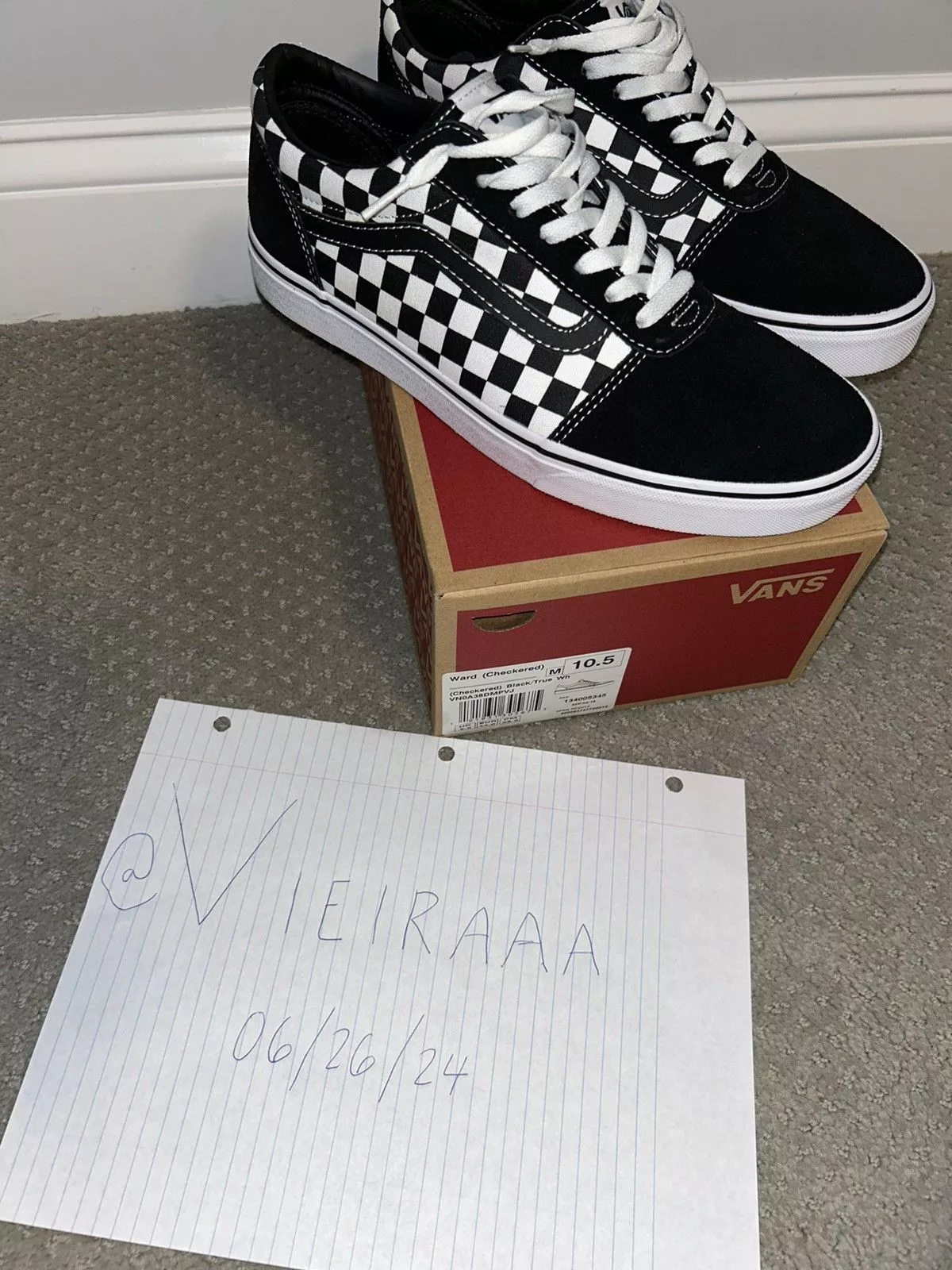 Vans Low Top Sneakers Vans Old-Skool Checkered Lows Black