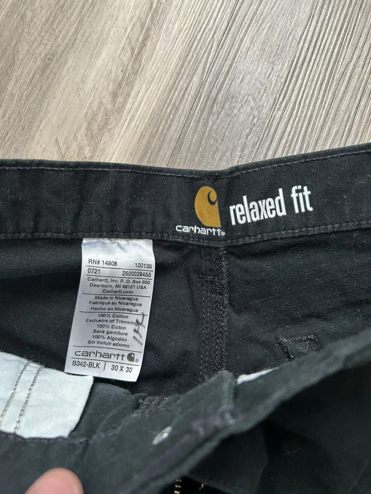 Carhartt Denim Carhartt cargo pants Black