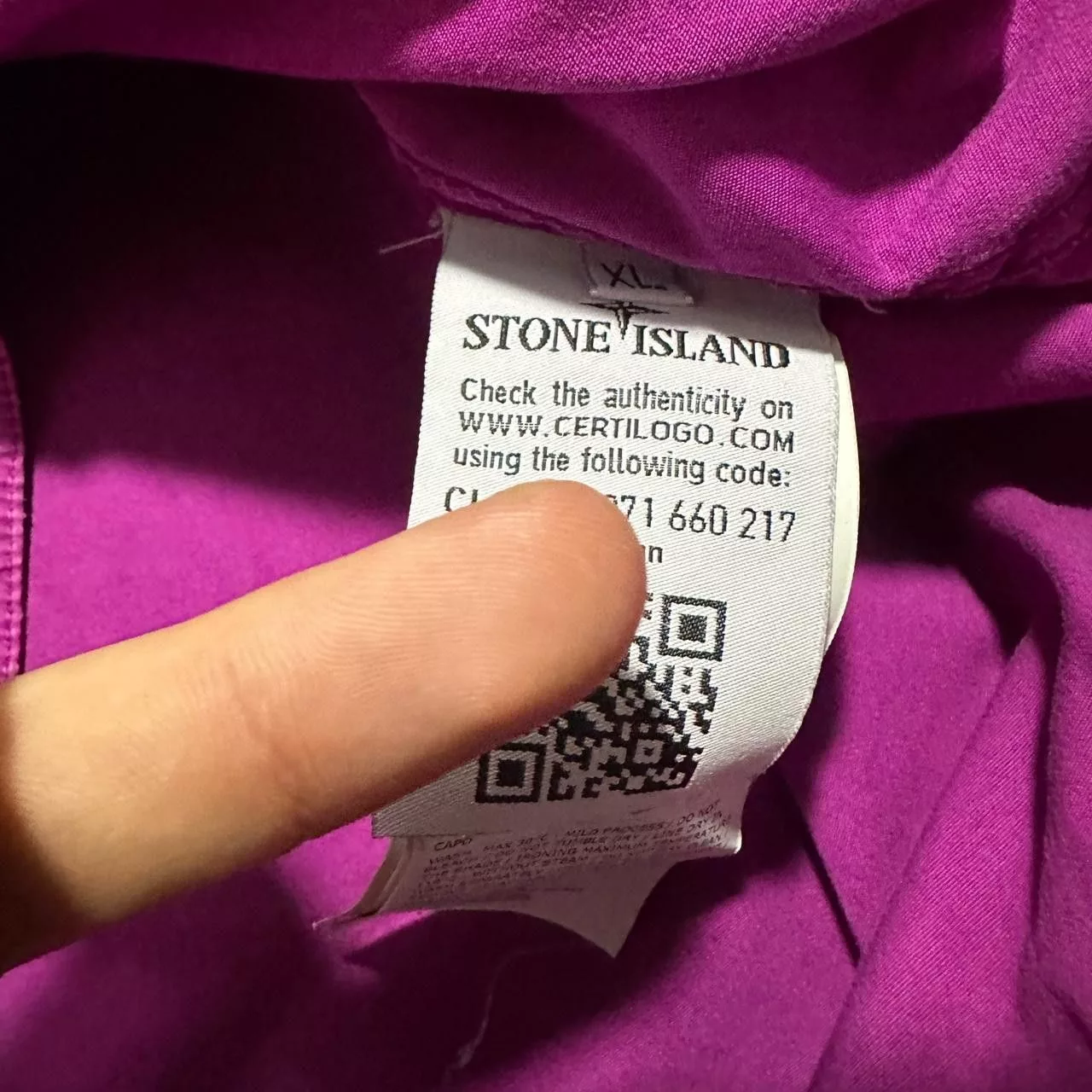 Stone Island Light Jackets Stone Island Zip Up Double Pocket Overshirt Pink