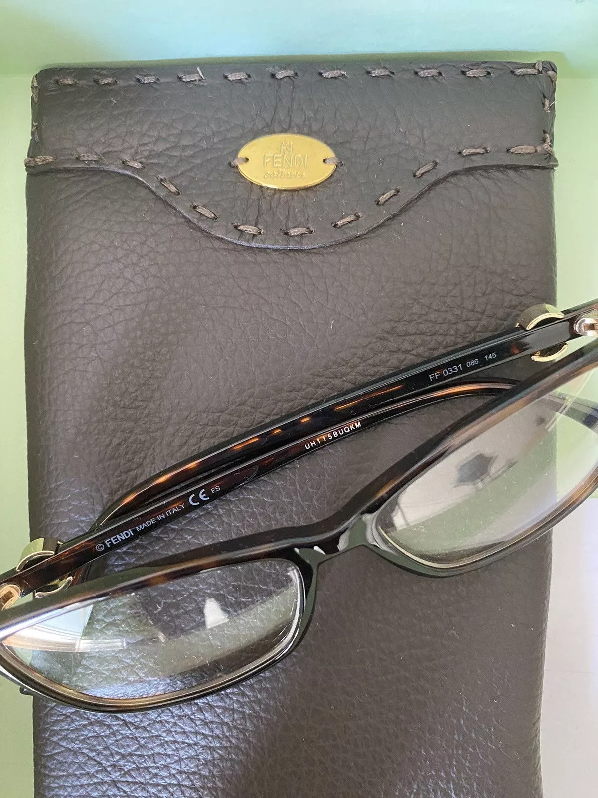 Fendi Glasses FENDI Prescription Glasses Frame Black