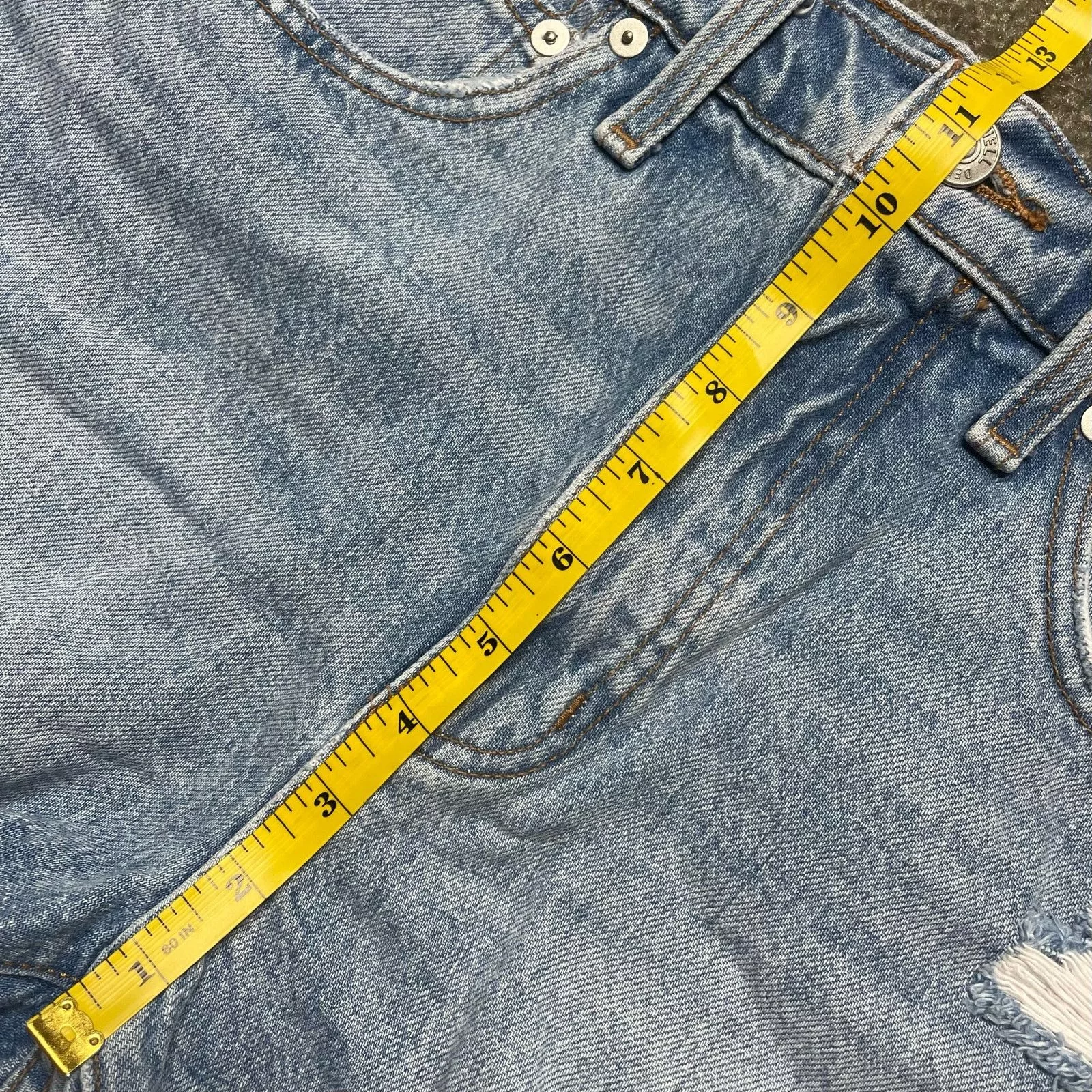 Madewell Shorts Madewell Relaxed Denim Shorts Blue
