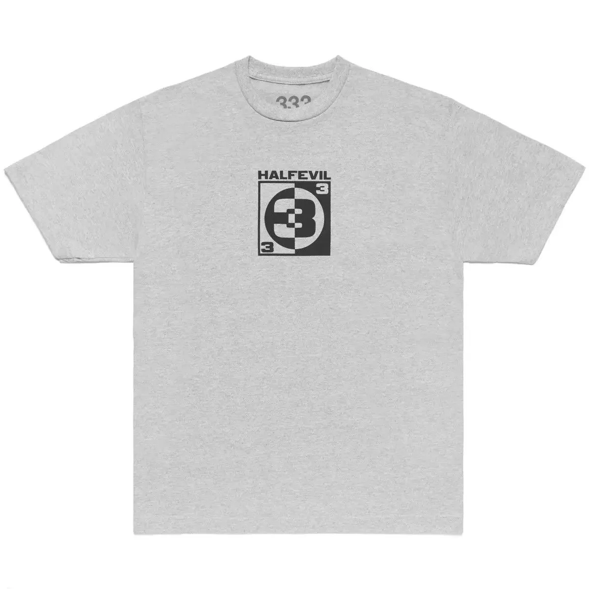 Half Evil Short Sleeve T Shirts Half Evil Half-Evil 333 June Tee Gray