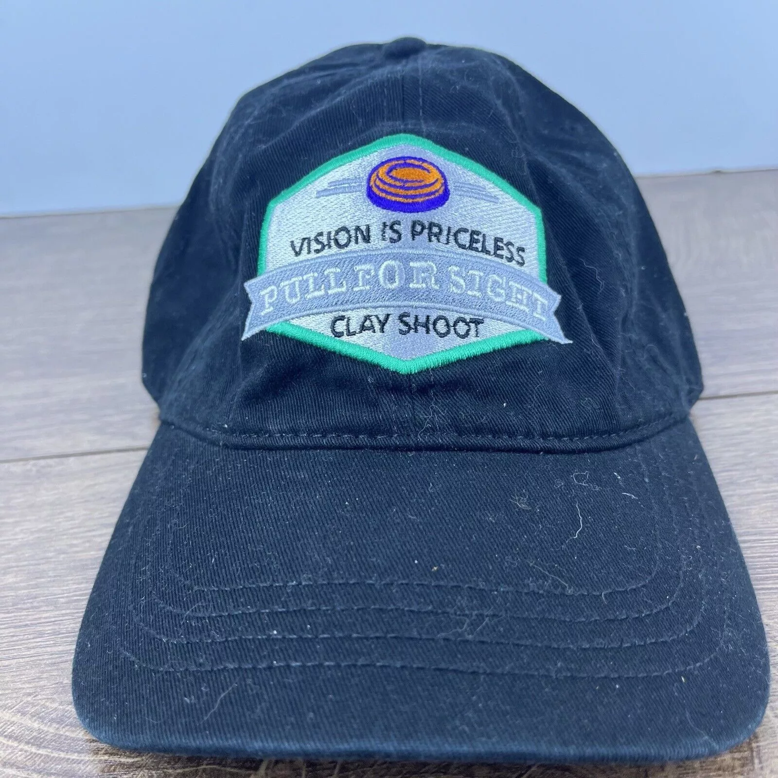 Other Hats Other Pull Por Sight Hat Clay Shoot Black Adjustable Hat Black Adu