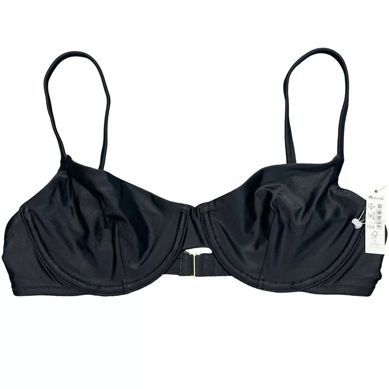 Madewell Tank Tops NWT Madewell Swim Top Black