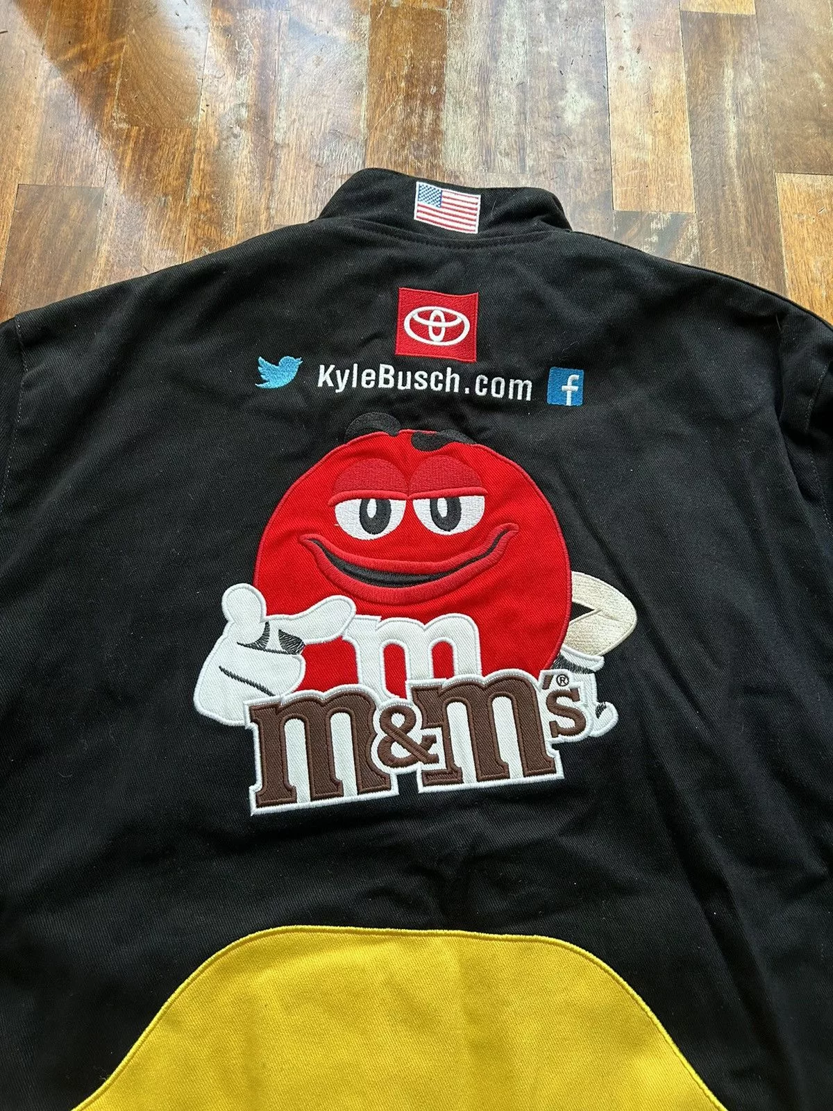 Jeff Hamilton Bombers Jeff Hamilton M&M’s Nascar Jacket Black