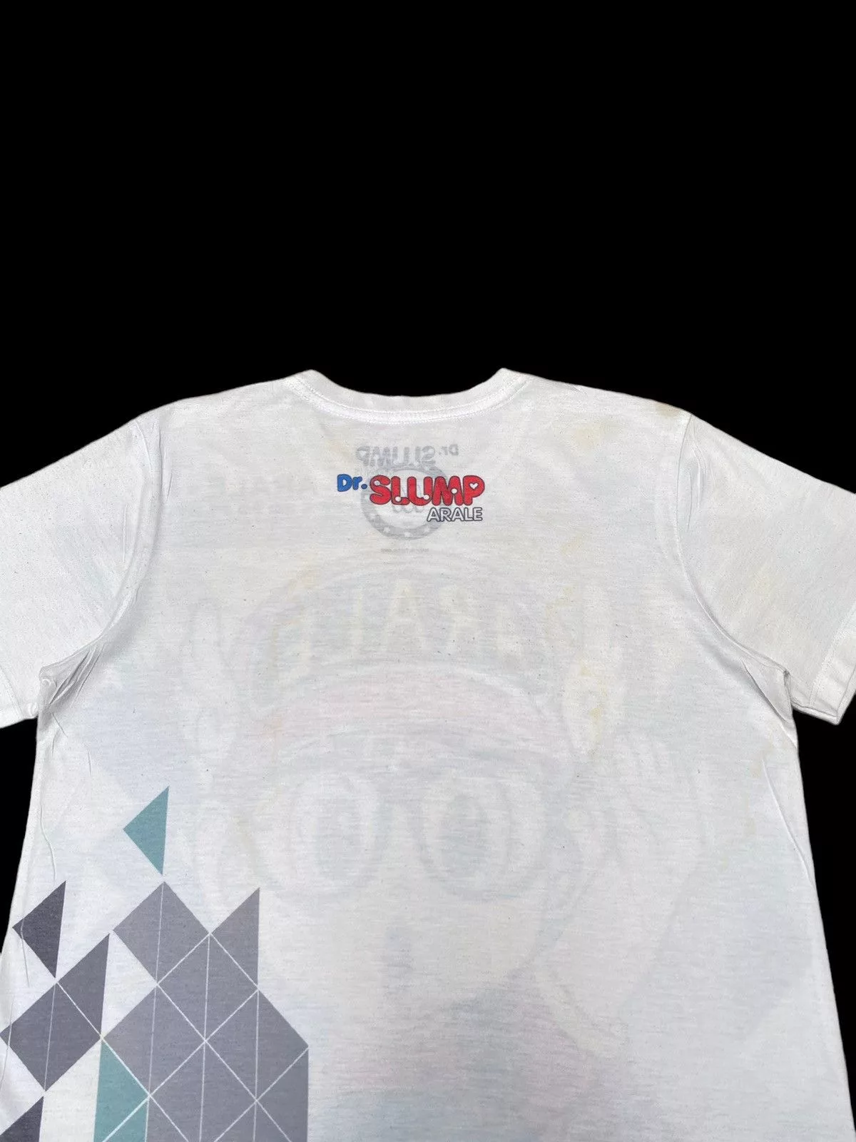 Vintage Short Sleeve T Shirts Vintage Japanese Dr Slump Arale T-shirt 1990s White