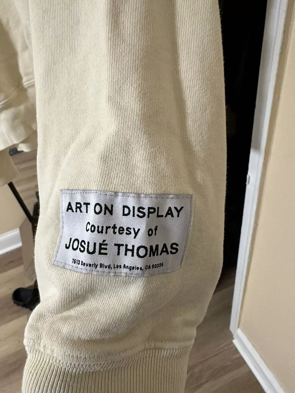 Gallery Dept. Sweatshirts Hoodies Gallery Dept. Gallery Dept Cream/White Hoodie