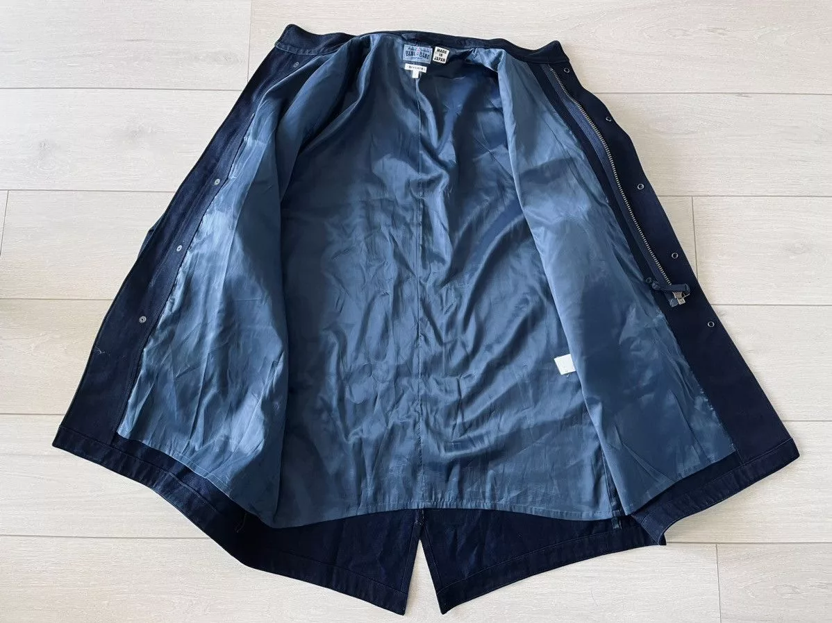 Blue Blue Japan Denim Jackets Blue Blue Japan parka denim jacket
