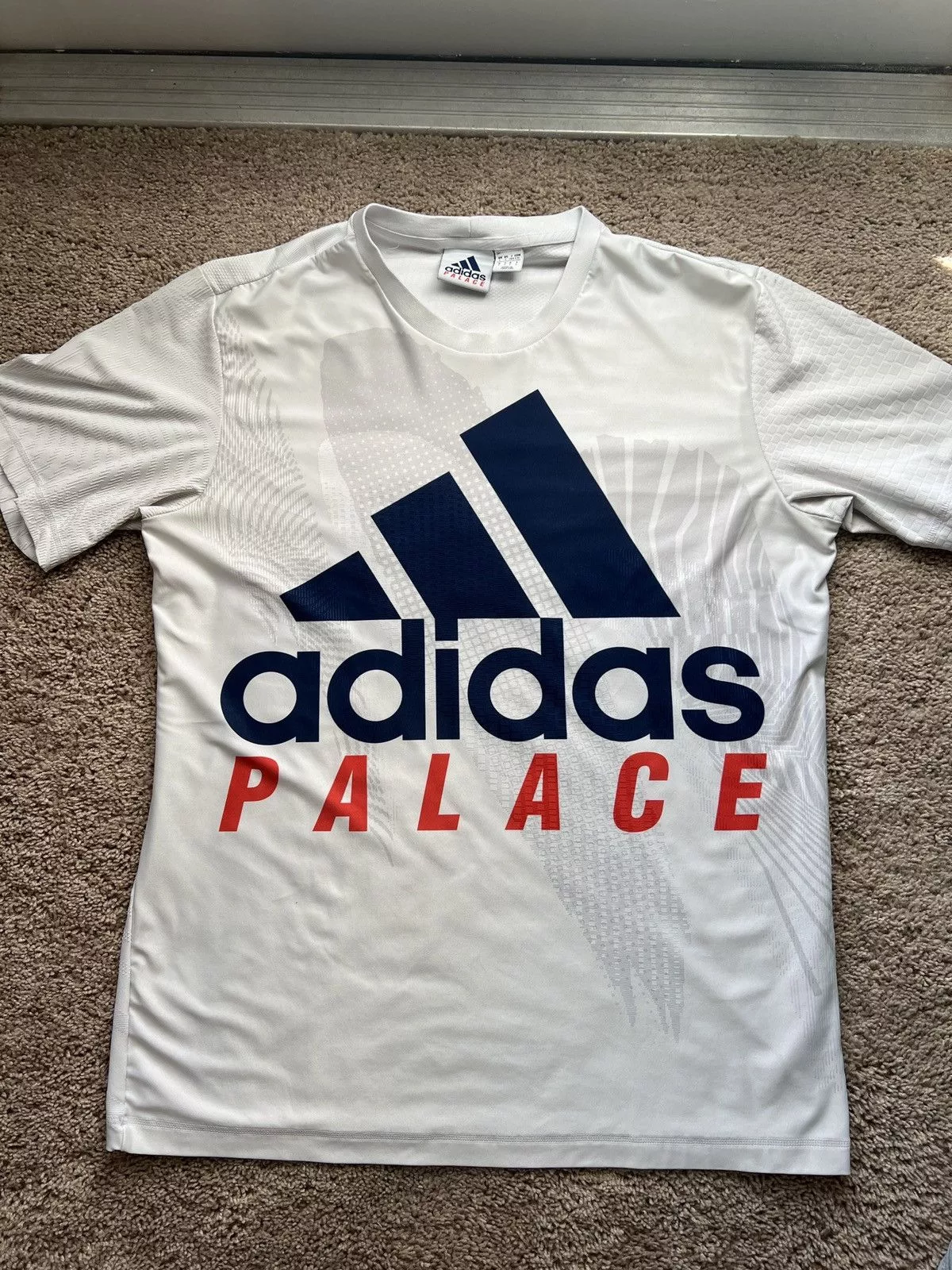 Adidas Short Sleeve T Shirts Adidas × Palace Adidas x Palace On Court Interview Tee White