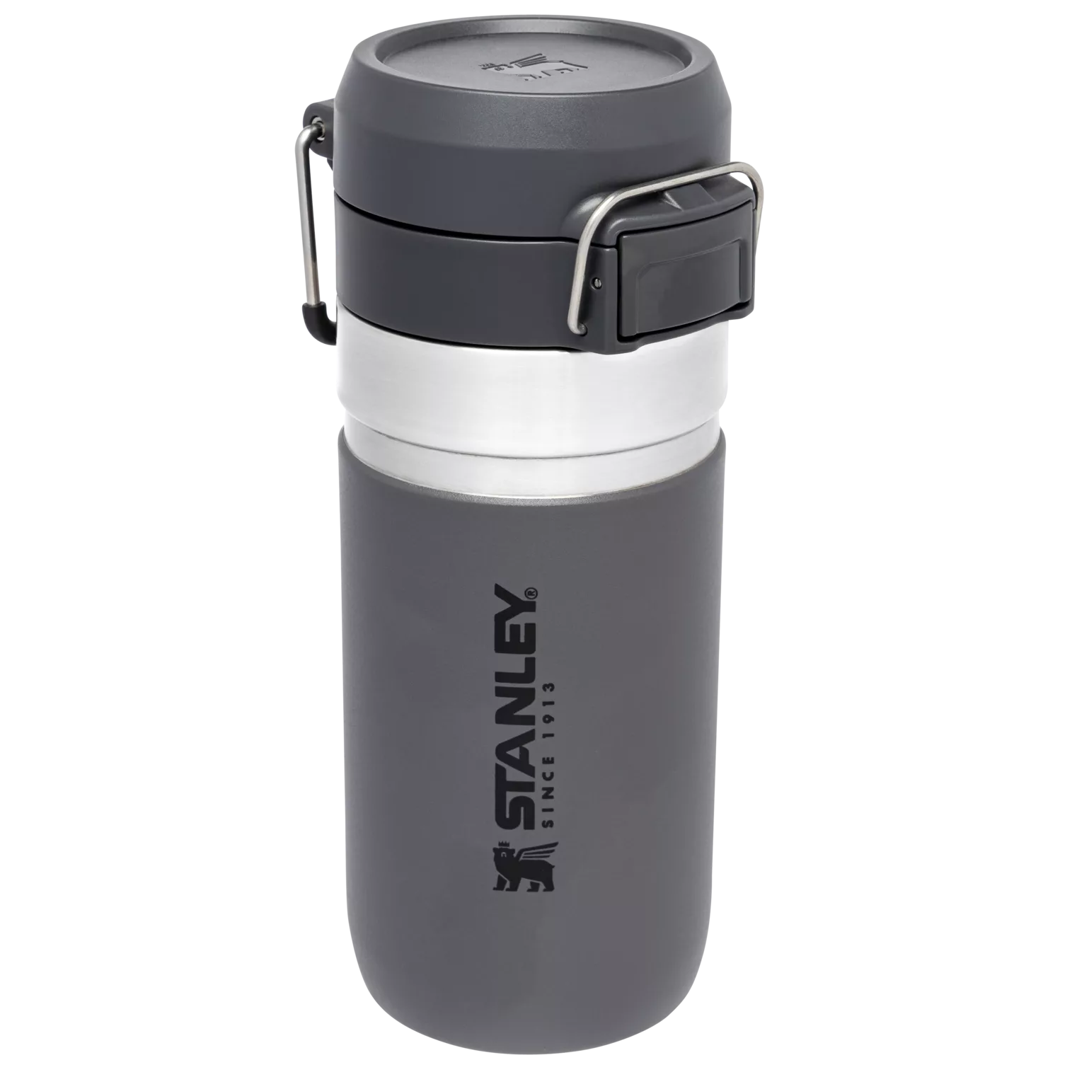 Stanley 16 OZ Quick Flip Go Water Bottle In Grey