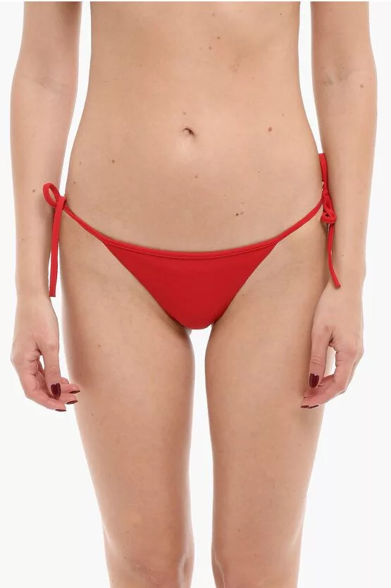 Dsquared2 Socks Intimates Dsquared2 og1mm0624 Size: 44 / Icon Solid Bikini Bottom in Red
