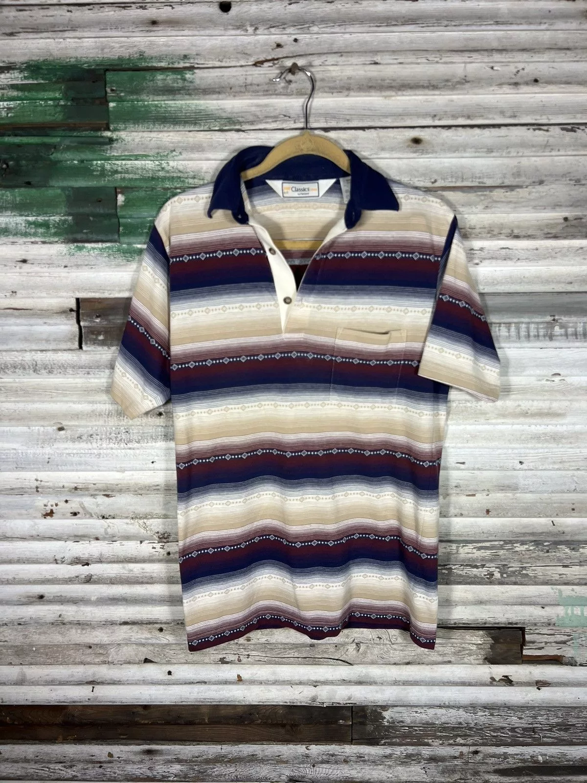 Vintage Polos Vintage AOP Polo Blue