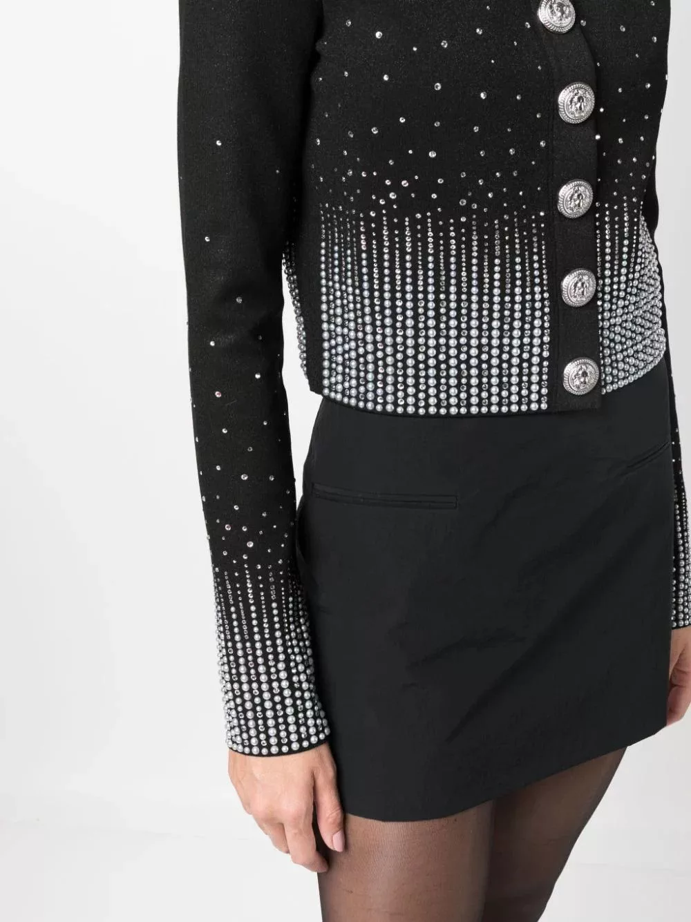 Balmain Sweaters Balmain o1w1db10624 Cardigan in Black