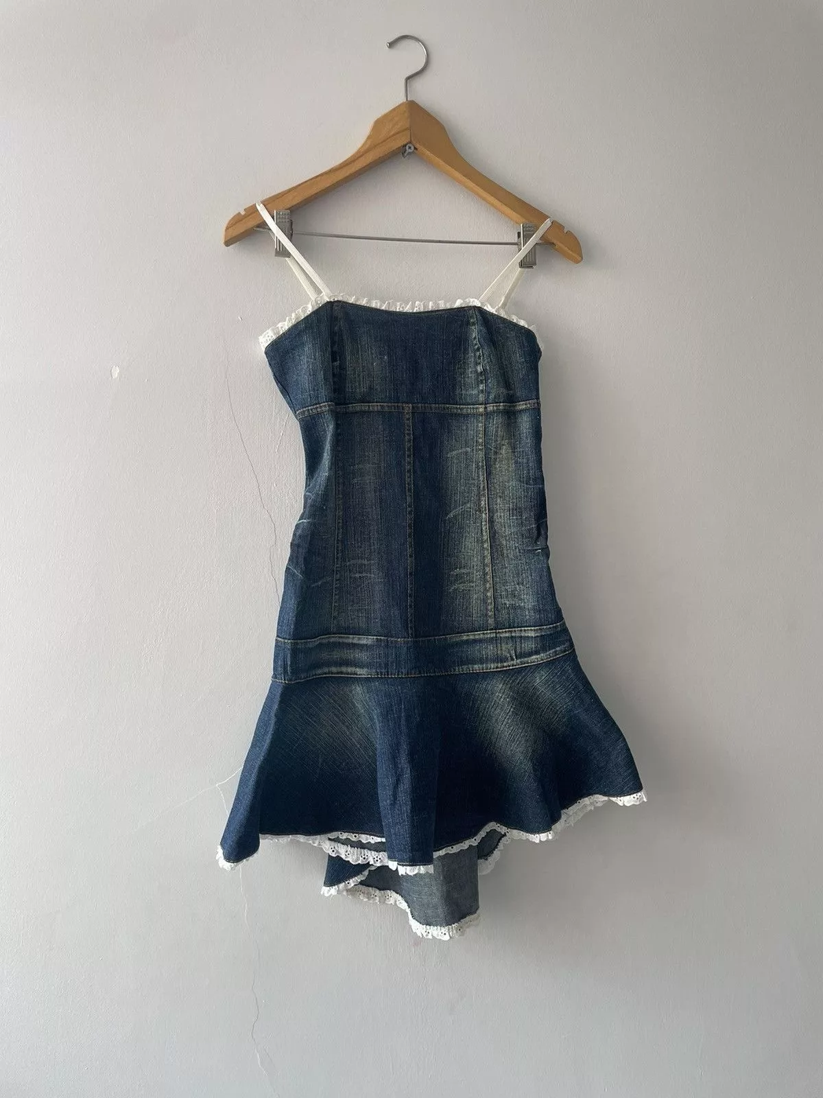 Vintage Mini Dresses Vintage Y2k dress Blue