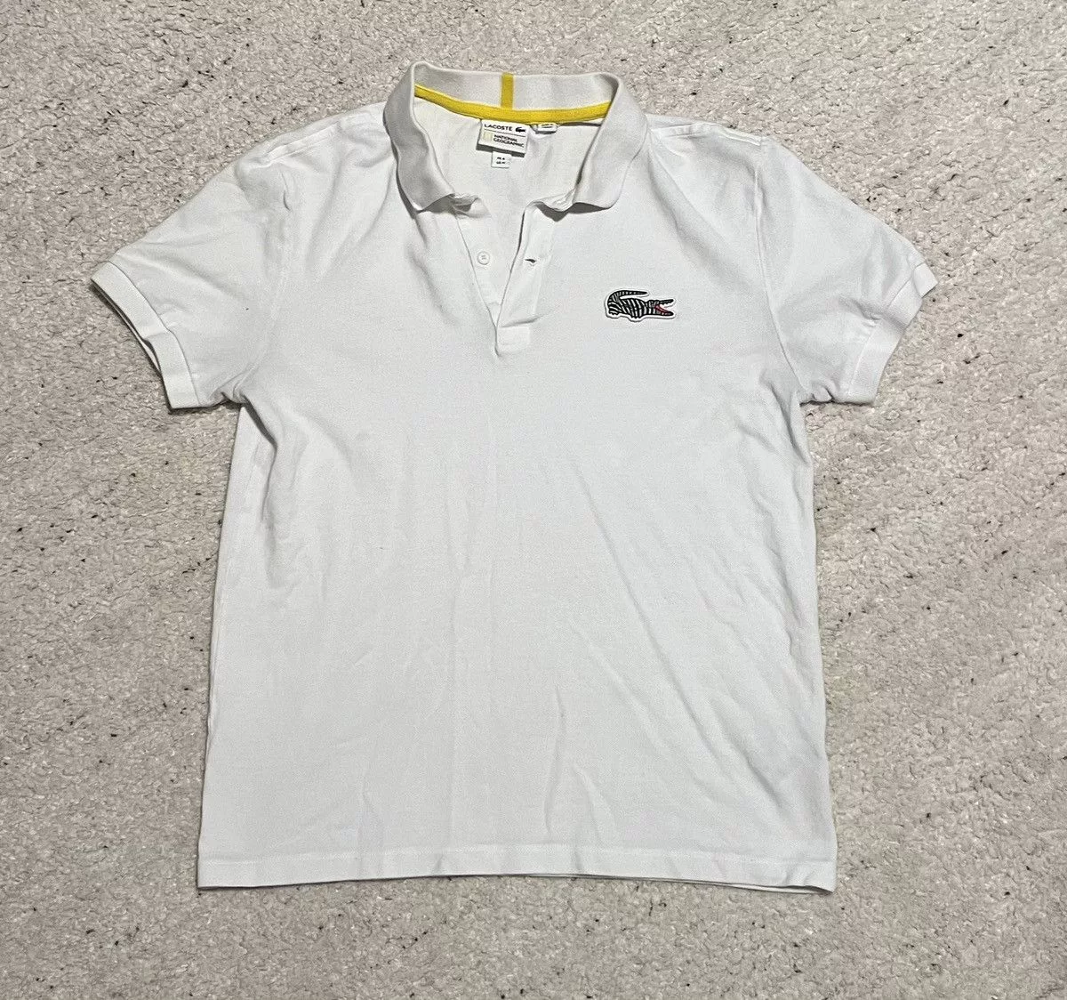 Lacoste Polos Lacoste National Geographic Collaboration Polo White