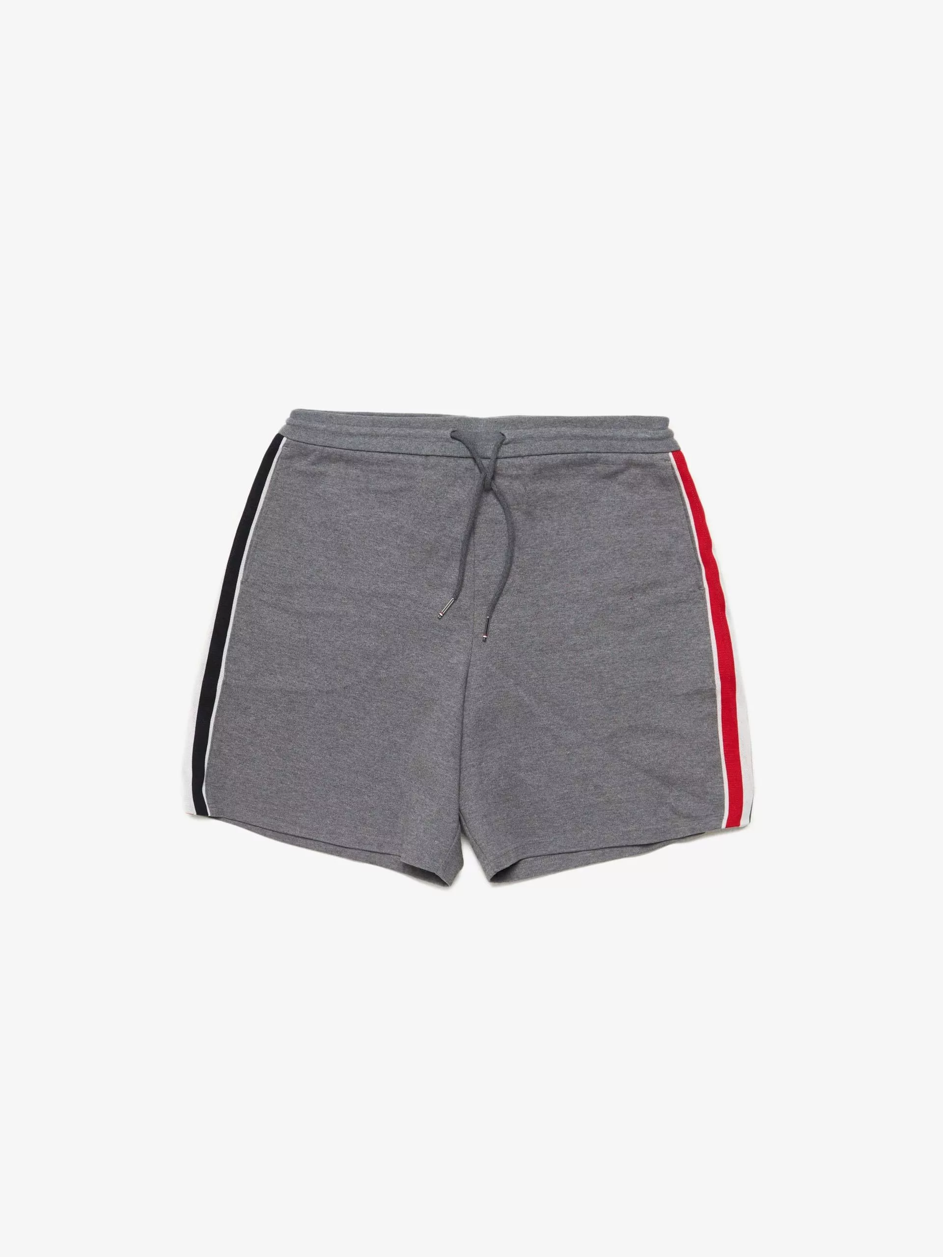 Thom Browne Shorts Thom Browne Gray Cotton Striped Shorts