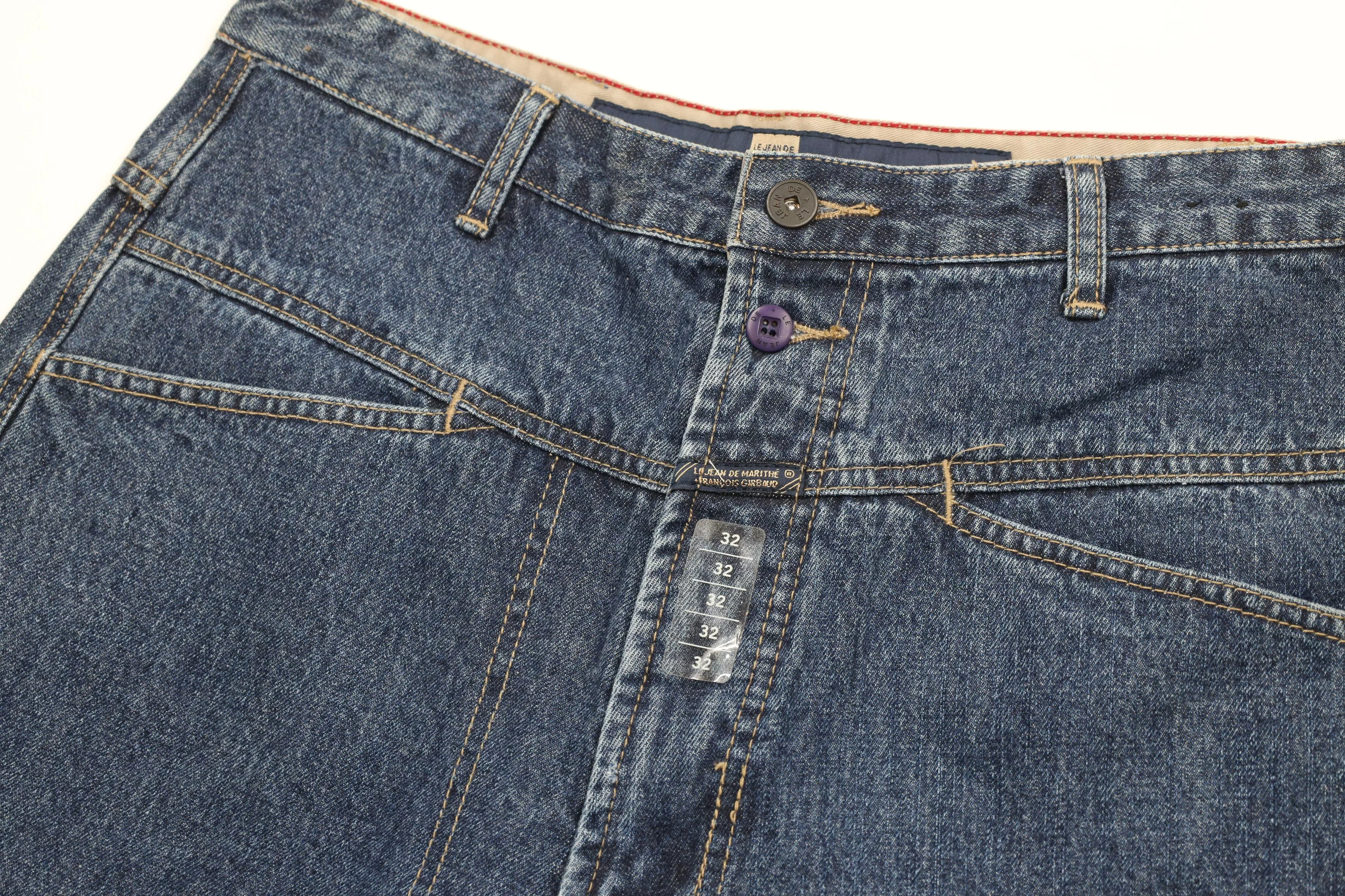 Marithe + Francois Girbaud Shorts Marithe + Francois Girbaud × Vintage Deadstock Vintage Marithe Francois Girbaud Denim Jean Shorts Blue