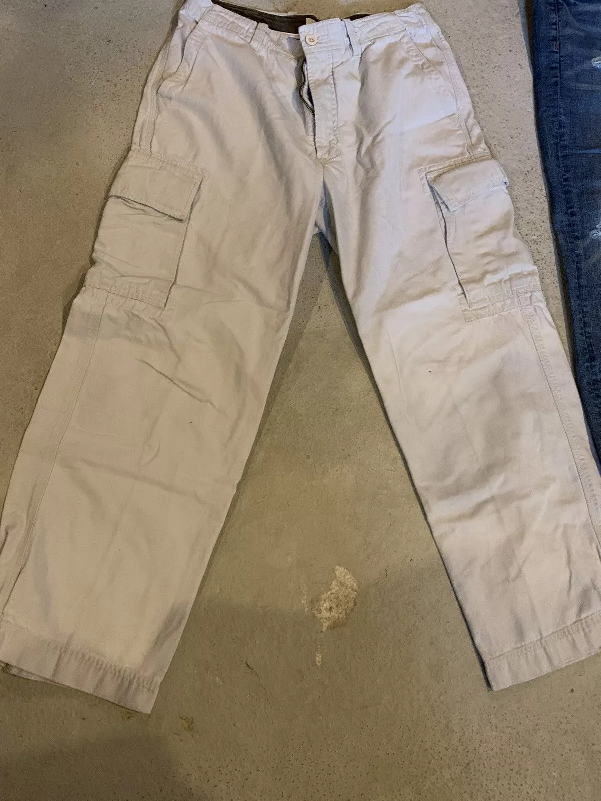 Gap Casual Pants Gap × Yeezy White Painters Cargo Pants
