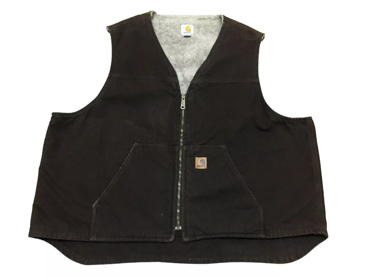 Carhartt × If Six Was Nine Rare Design Vintage Brand Carhartt Vests 1990s Brown