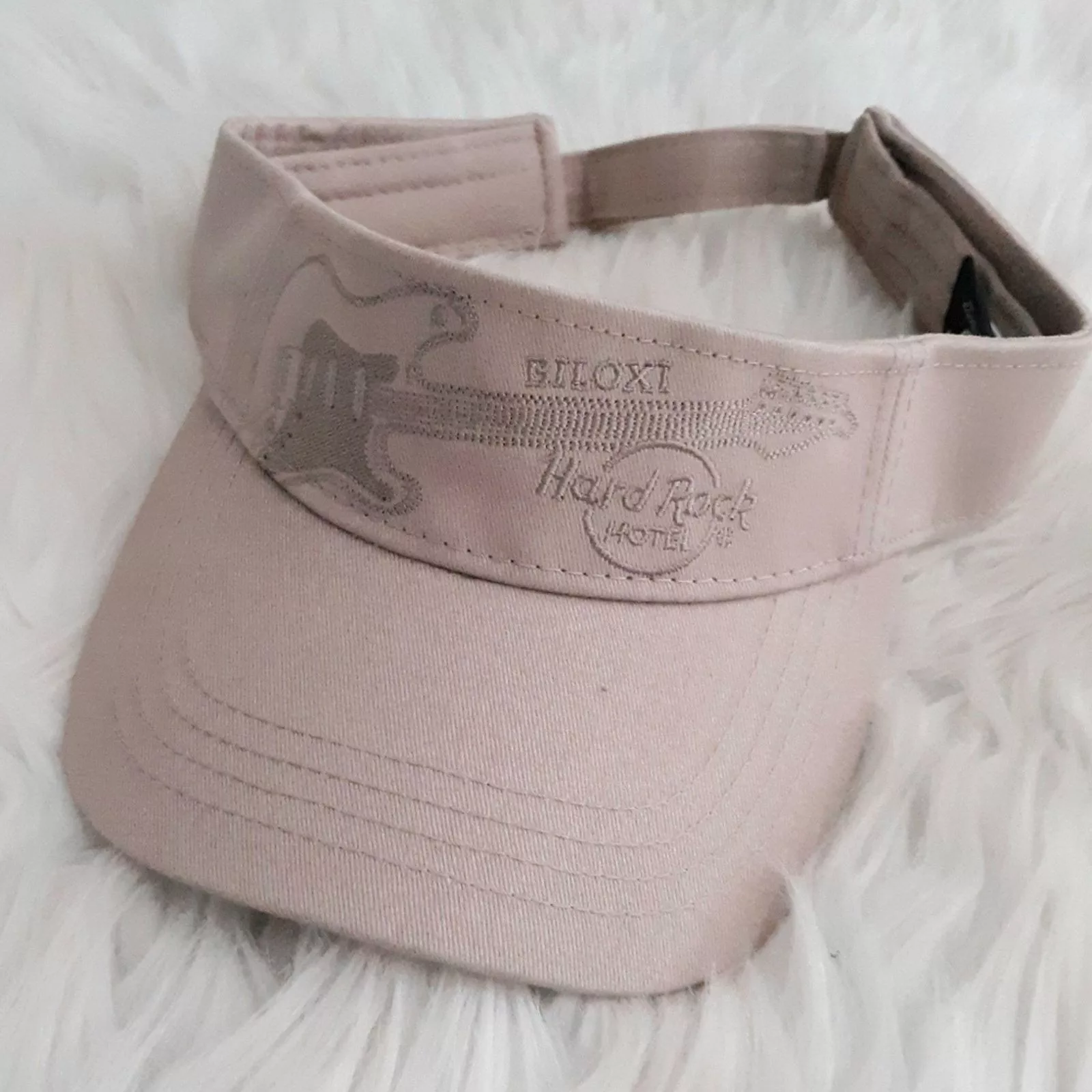Hard Rock Cafe Hats Hard Rock Cafe Embroidered Visor White