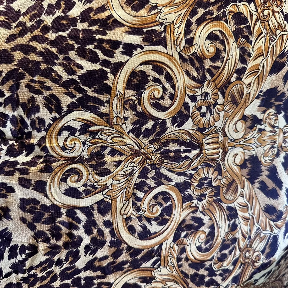 Versace Miscellaneous Versace Baroque Umbrella Black