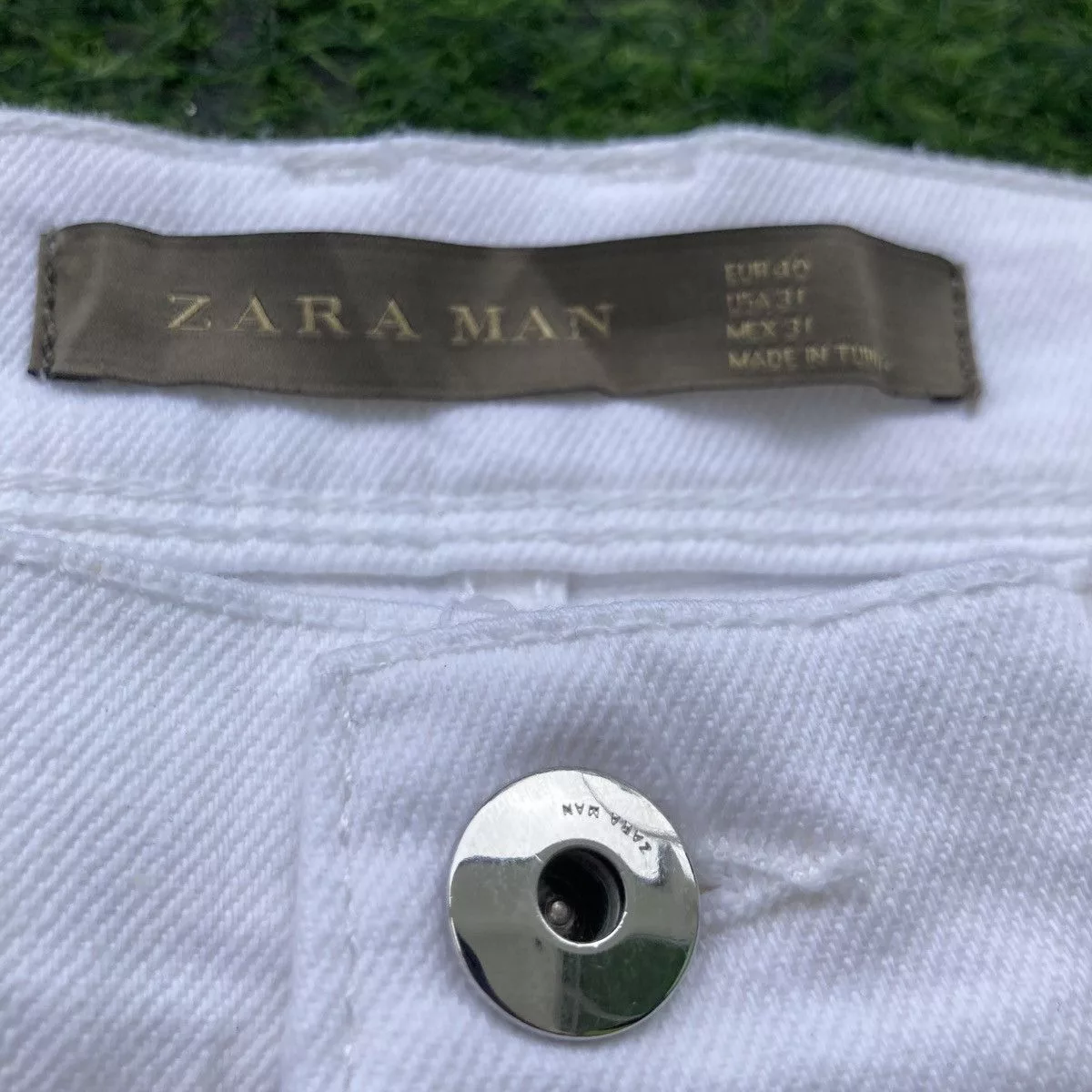 Zara Denim ALL WHITE ZARA MEN JEANS