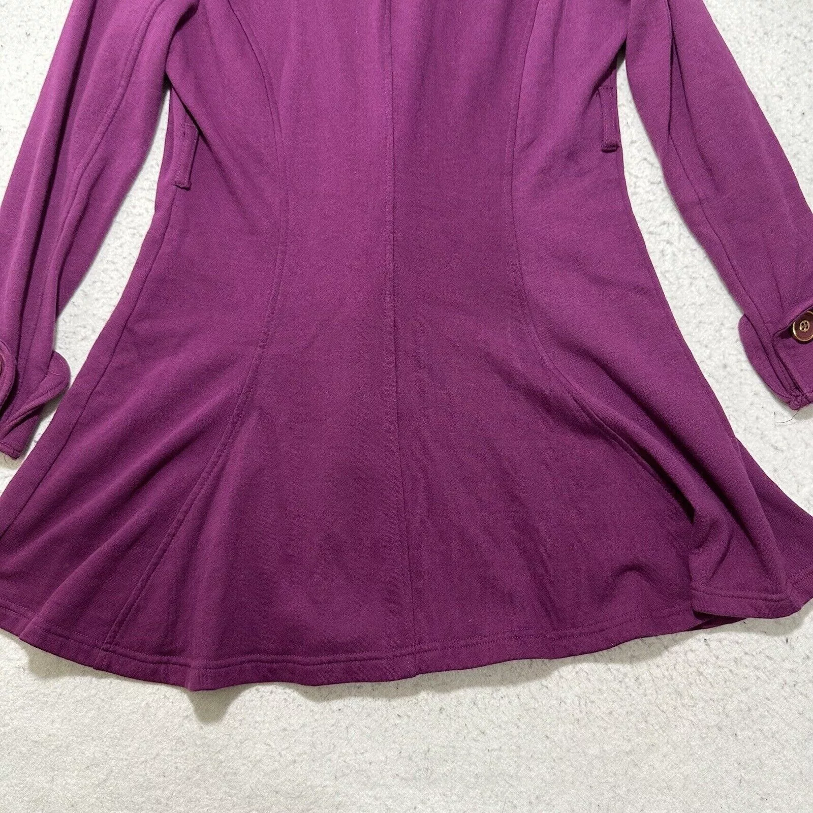Other Jackets Other Serena Williams Small Sweatshirt Jacket Coatigan Purple