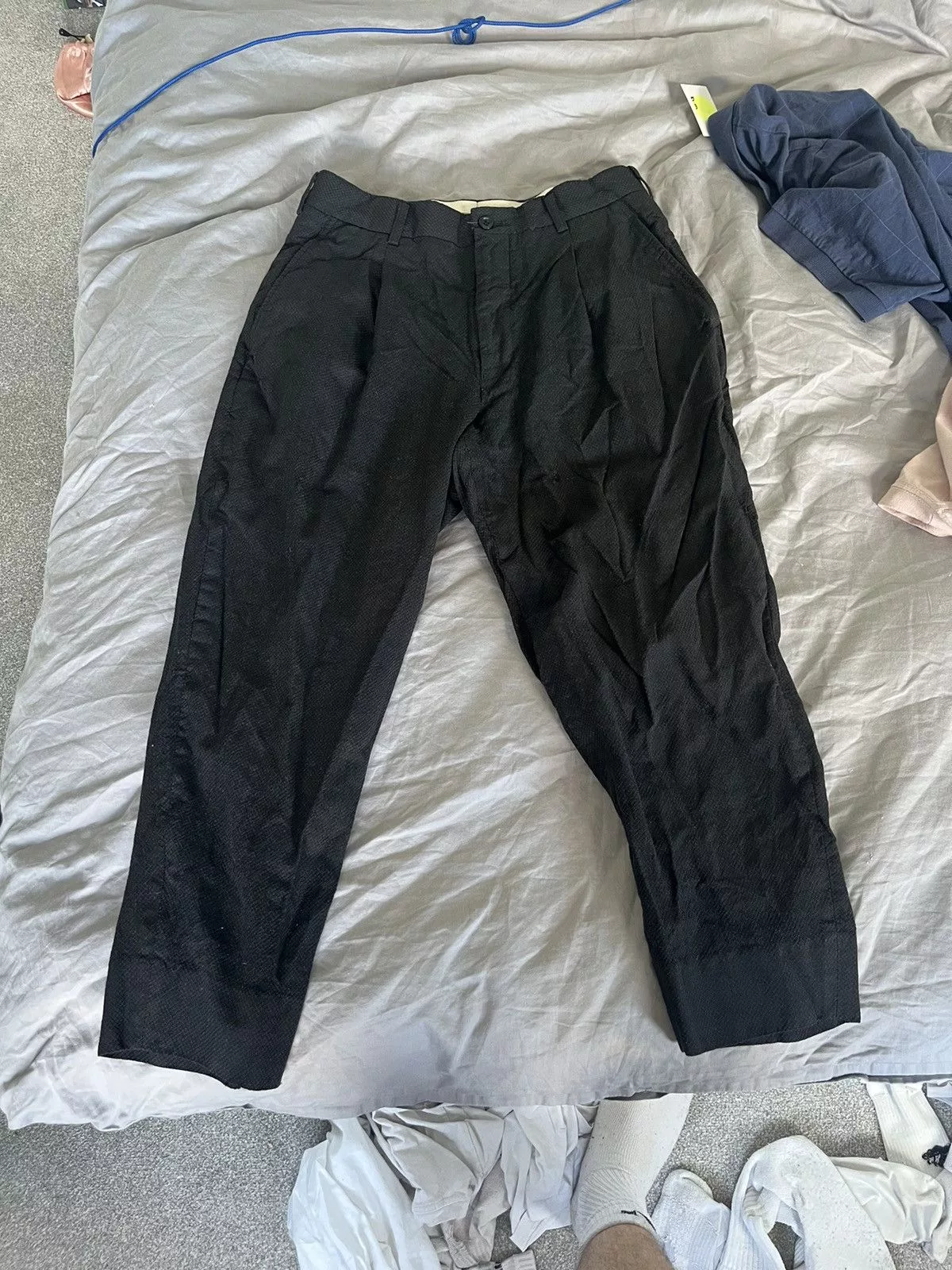 Comme des Garcons Cropped Pants Comme des Garcons CDG cropped trousers Gray
