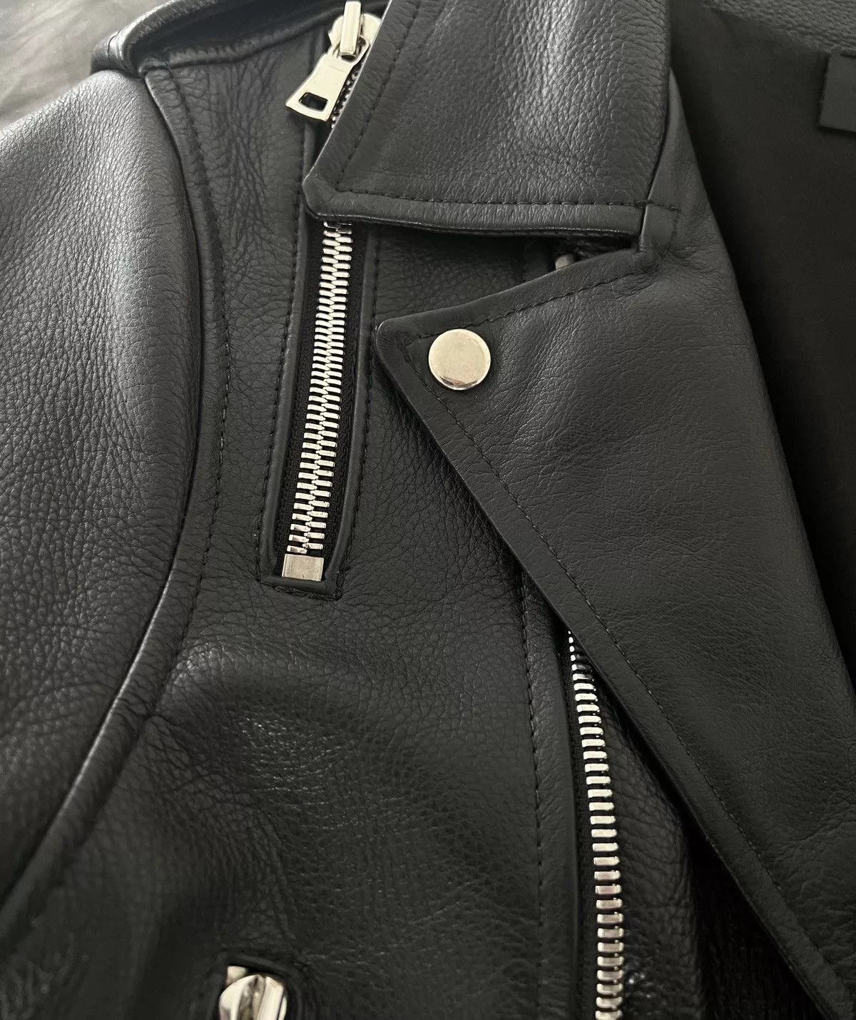 Mr. Completely Leather Jackets Mr. Completely Leather Moto Jacket M/L Black
