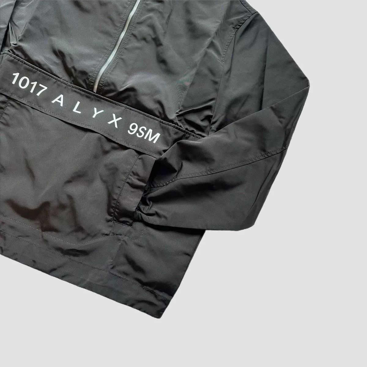 1017 ALYX 9SM Light Jackets 1017 ALYX 9SM Track Windbreaker Black