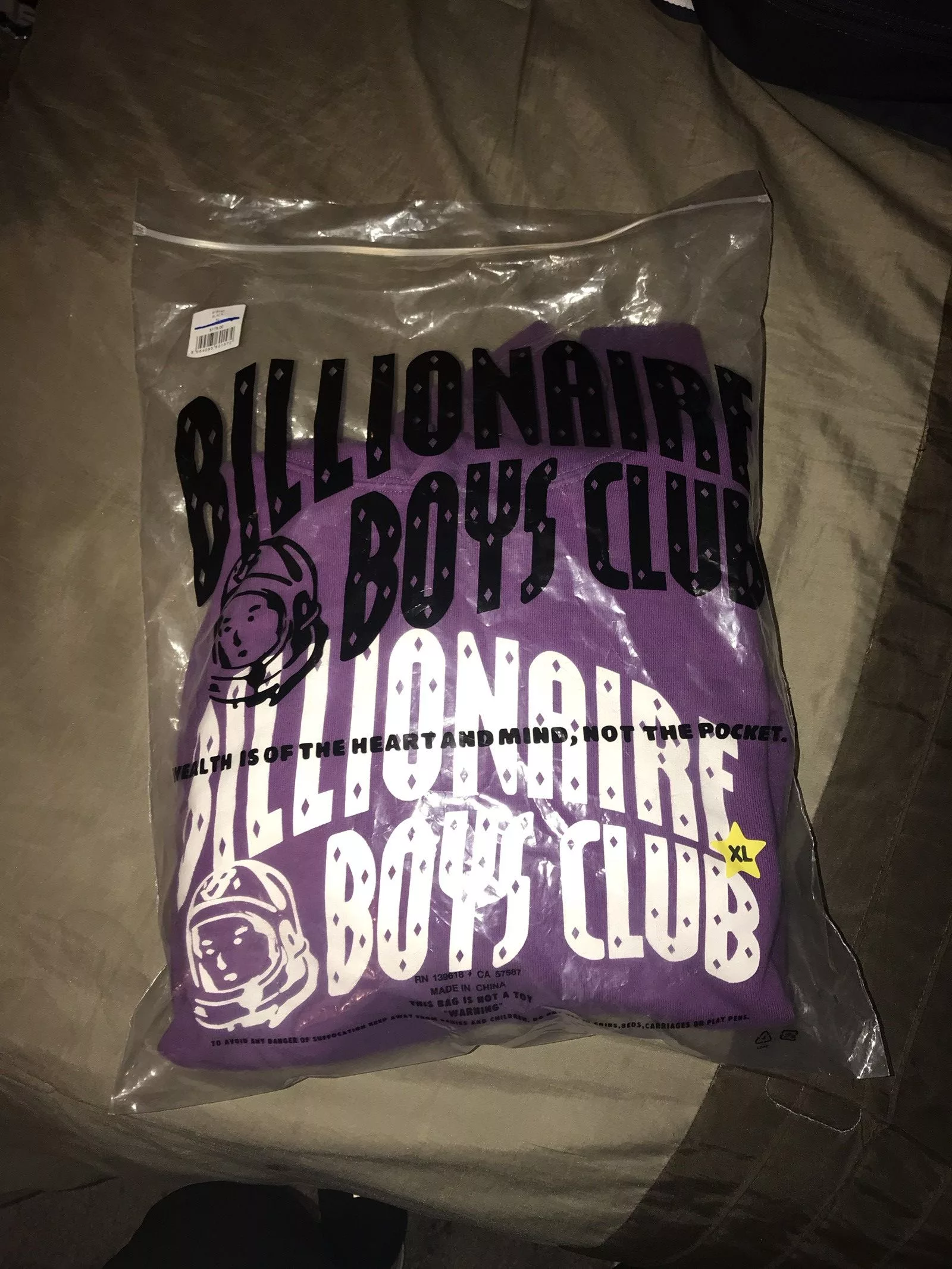 Billionaire Boys Club Sweatshirts Hoodies Billionaire Boys Club Purple BBCicream hoodie