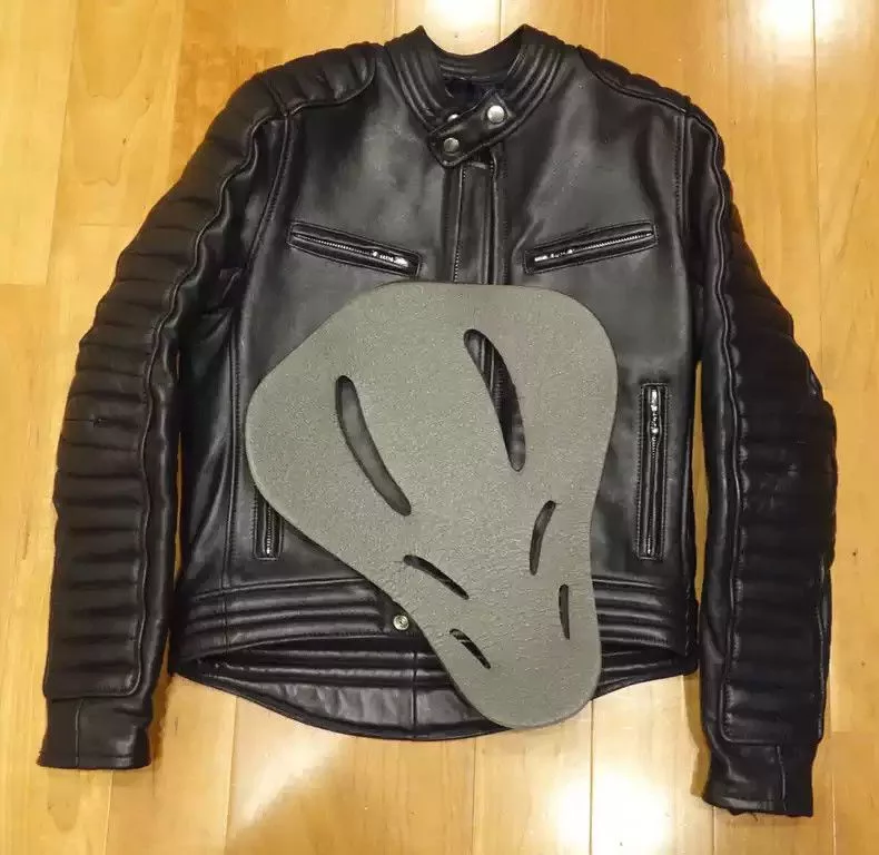 Kadoya Leather Jackets kadoya Straight-pull collar leather coat, Black