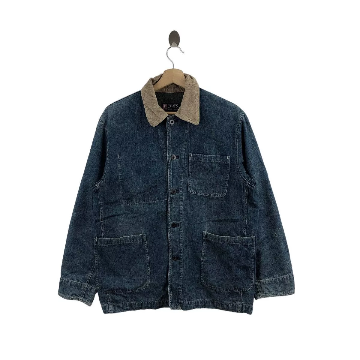 Chaps Ralph Lauren Light Jackets Chaps Ralph Lauren × Indigo × Vintage Vintage CHAPS RALPH LAUREN Core Denim Jacket Jeans Indigo Blue