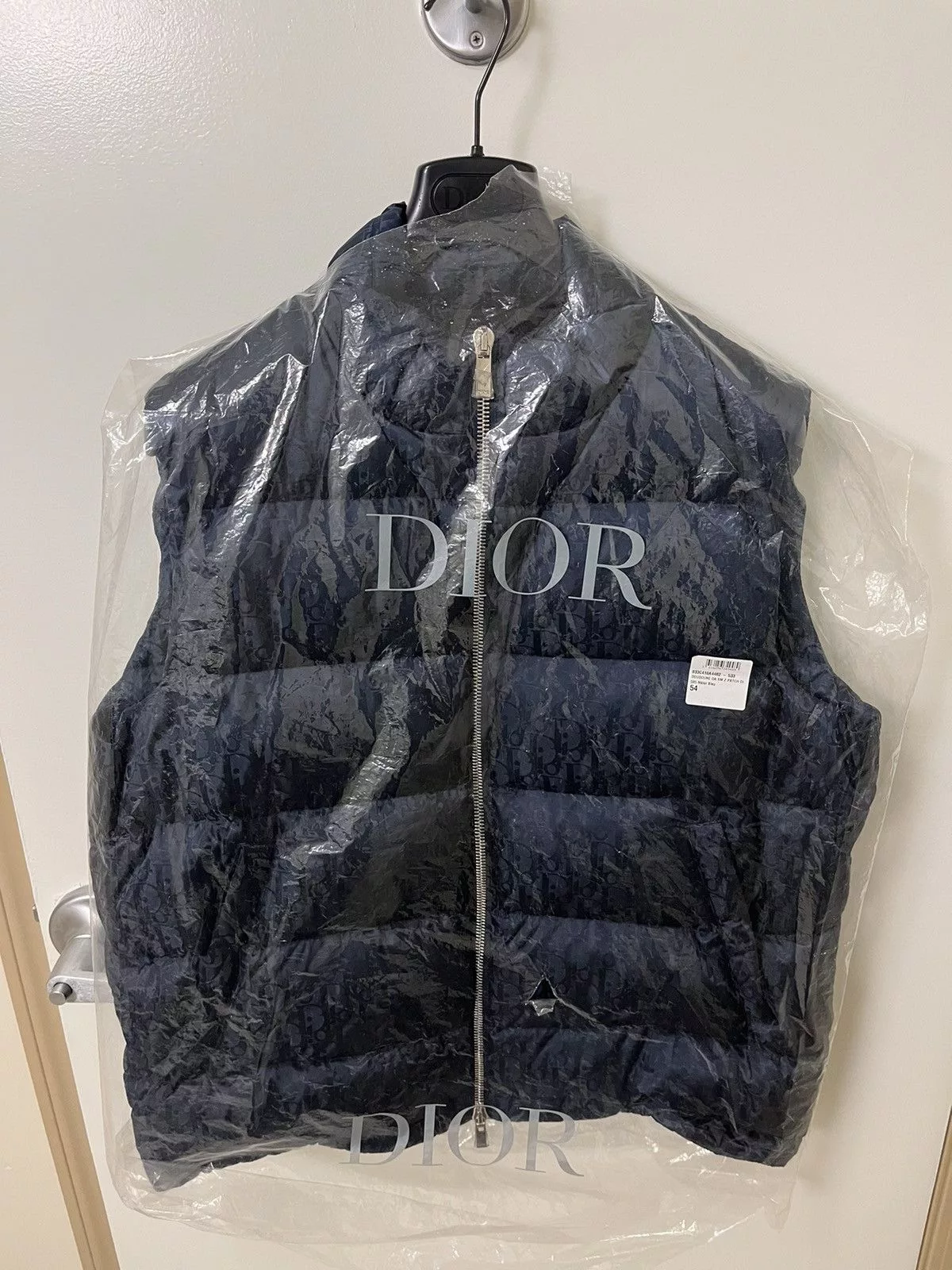 Dior Vests Dior Oblique Vest Blue