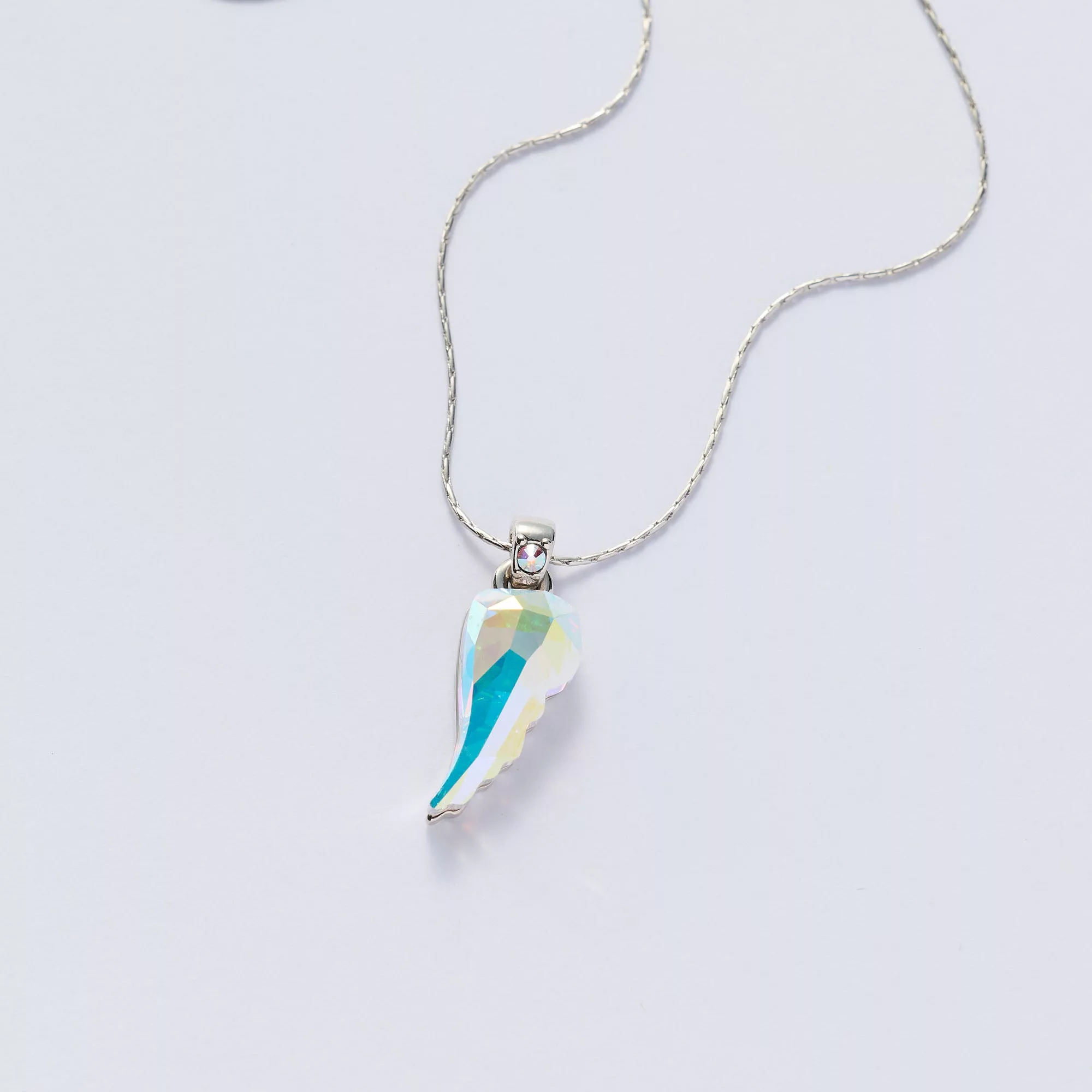 Crystal Wing Expandable Necklace