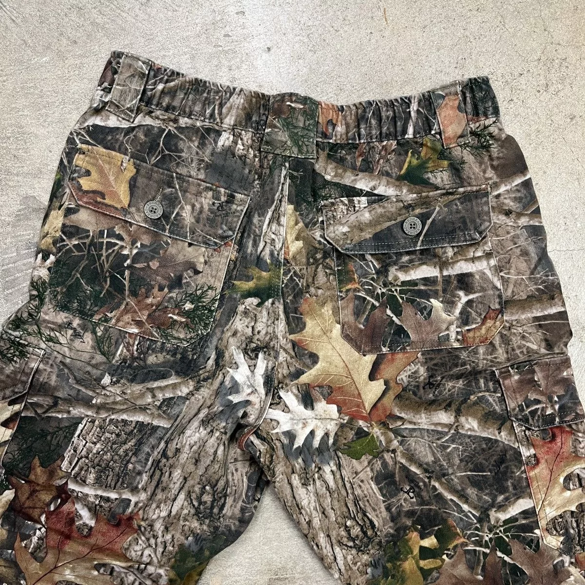 Redhead Casual Pants Redhead × Vintage Camo Cargo Pants Redhead Medium Adjustable Waist Multi Streetwear
