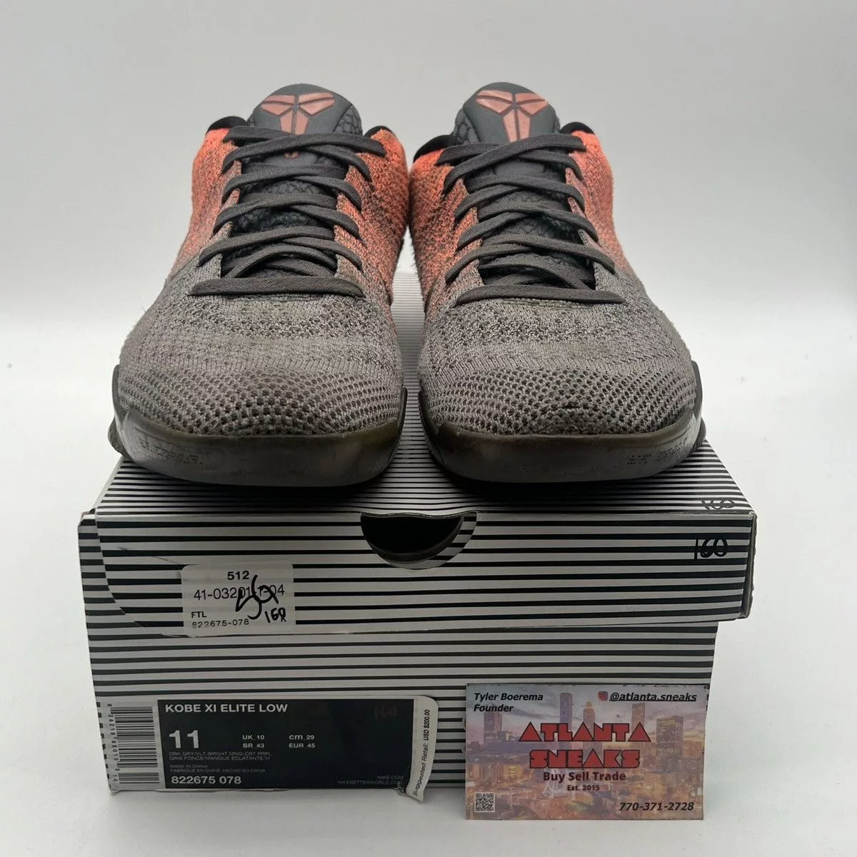 Nike Low Top Sneakers Nike Kobe 11 low Easter Gray