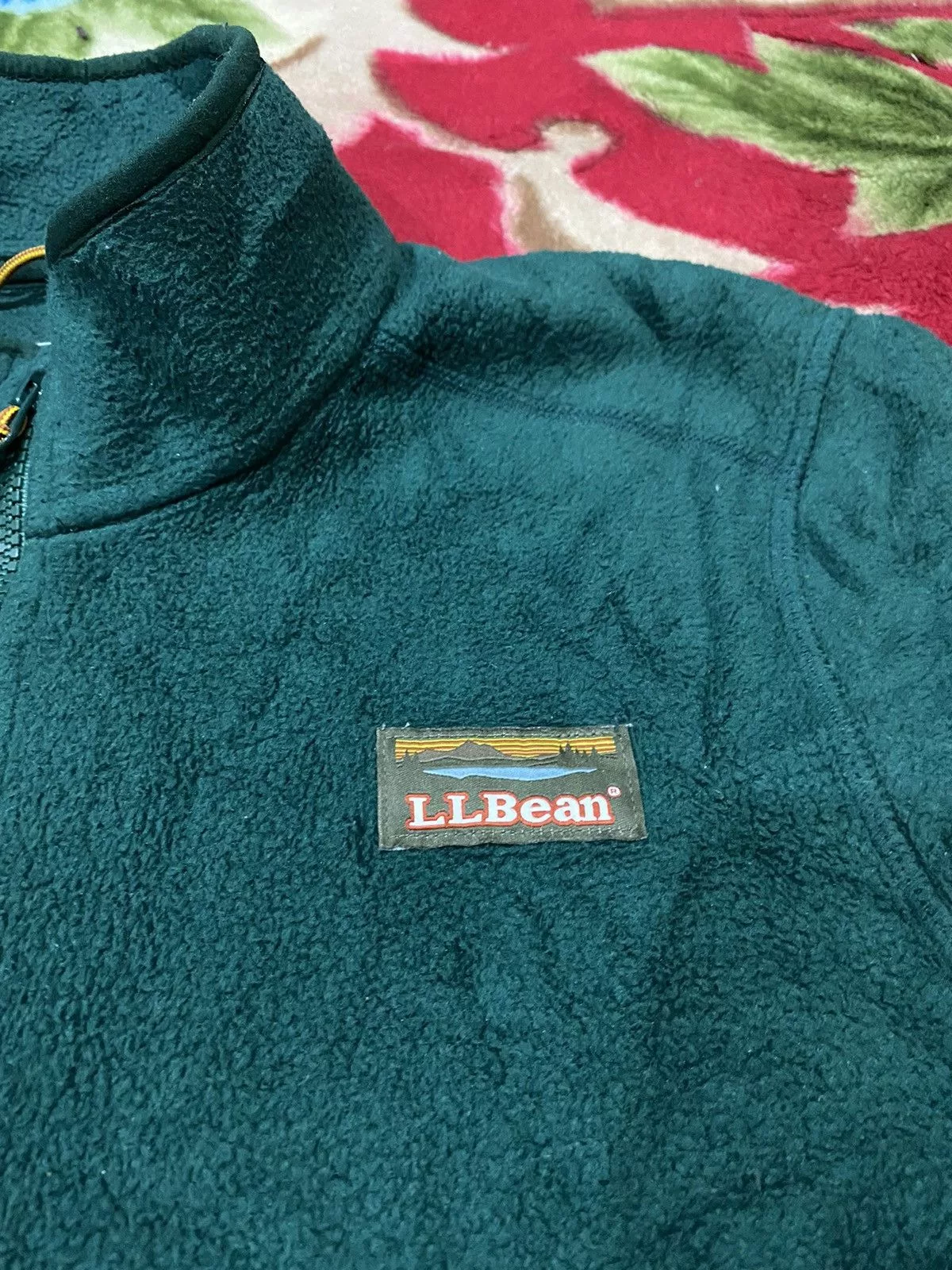 L.L. Bean Light Jackets L.L. Bean L.L Bean Fleece Zipper Jacket Green