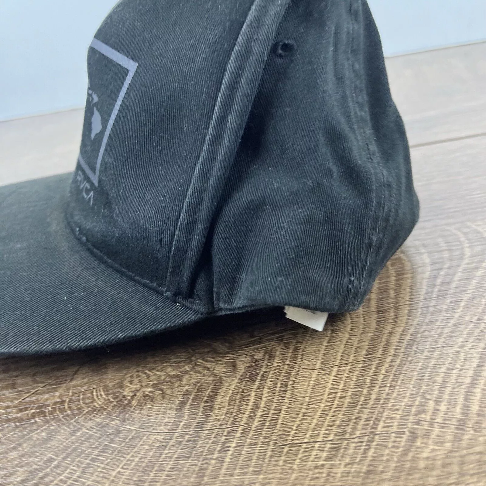 RVCA Hats RVCA Hat RVCA Cap Snapback Hat Black Hat Adjustable Black Ad